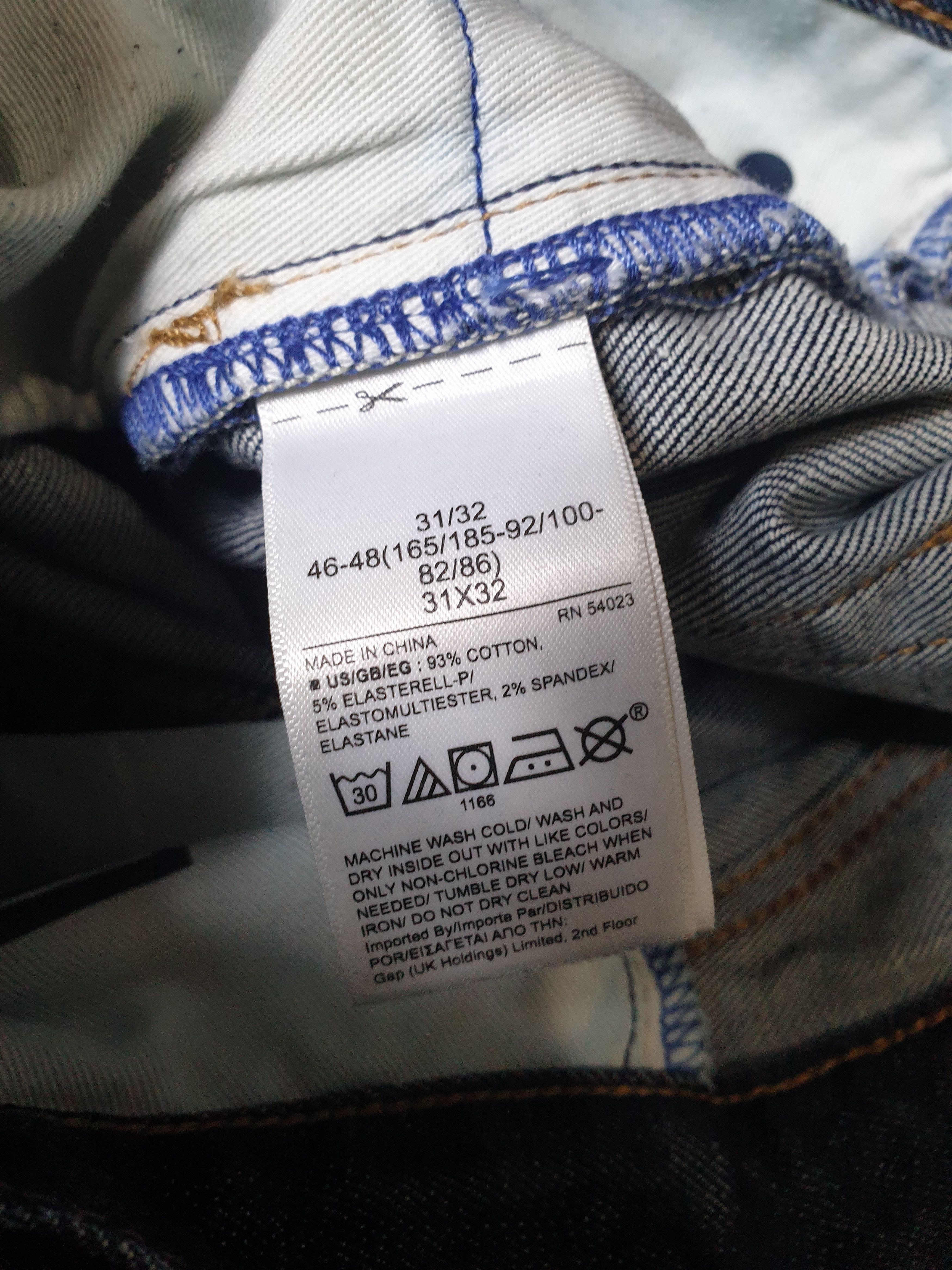 Gap GAP Slim Fit blue denim jeans Size US 31 - 6 Thumbnail