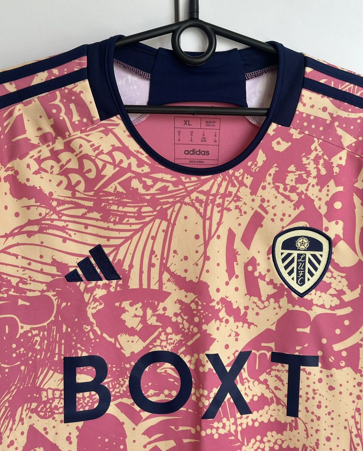 Adidas Leeds United 2023/24 Third Shirt Mens Adidas Soccer Jersey Size US XL / EU 56 / 4 - 2 Thumbnail