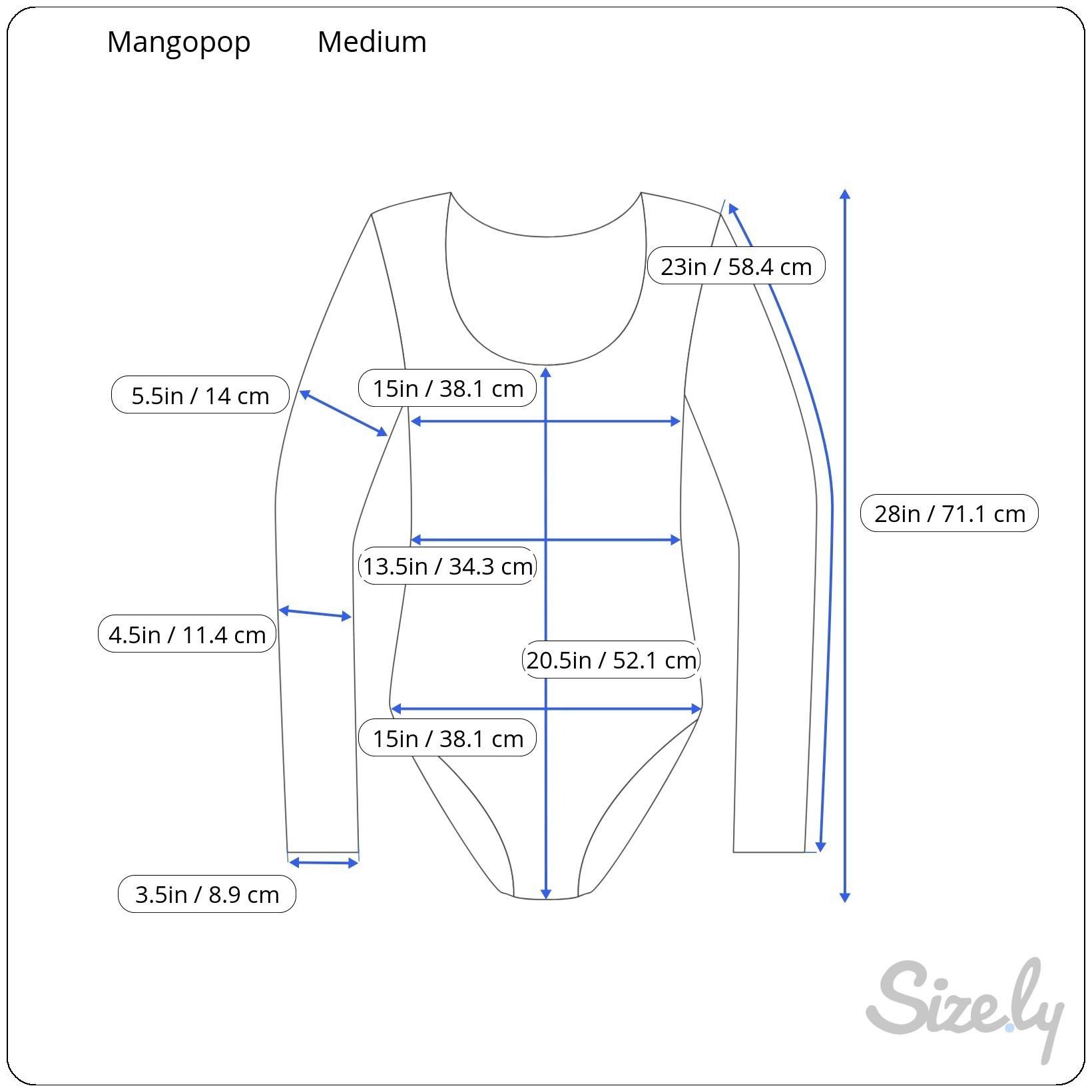 Other Mangopop Women's Long Sleeve Black V-Neck Bodysuit Medium NW Size M / US 6-8 / IT 42-44 - 2 Thumbnail