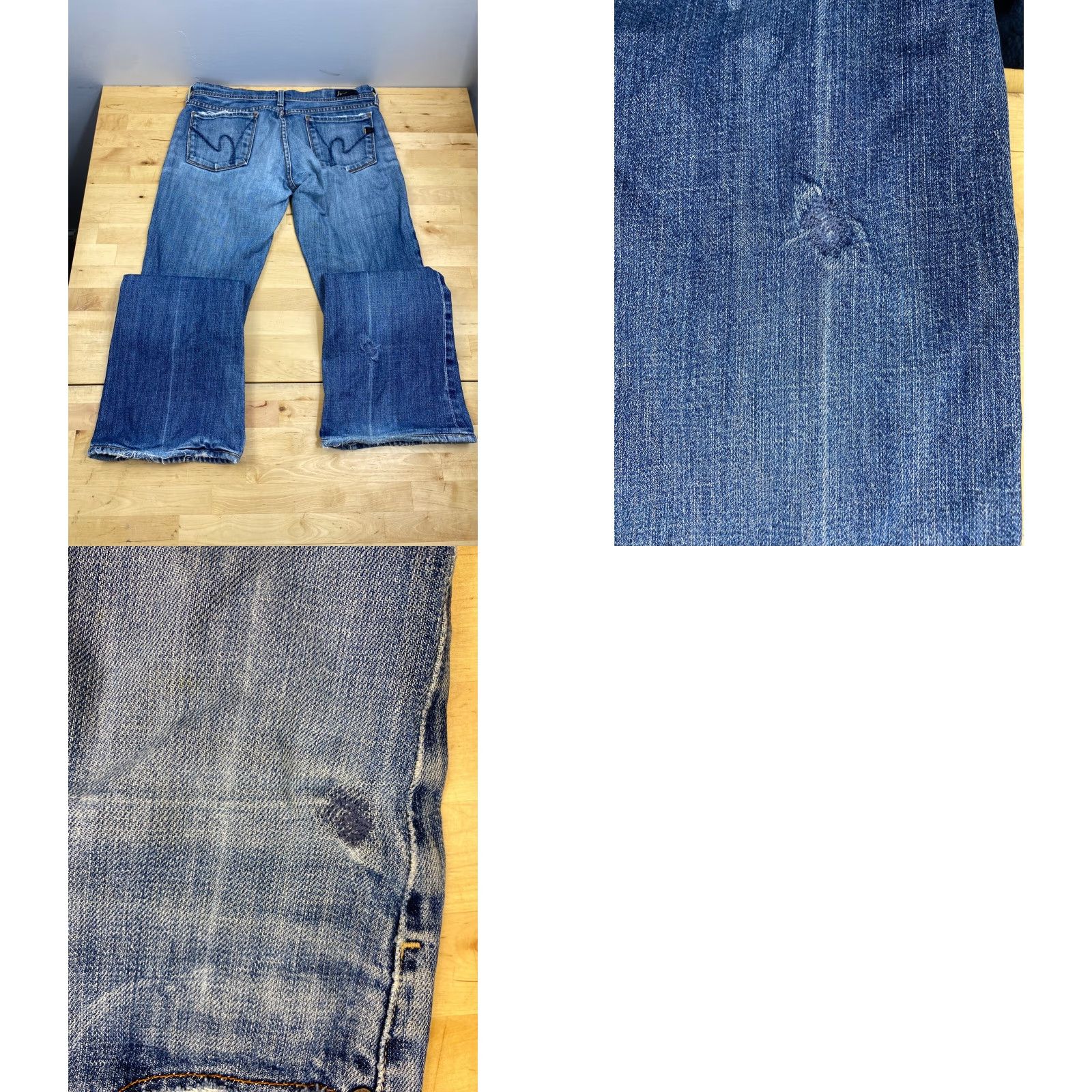 Citizens Of Humanity Citizens of Humanity Womens Jeans Flared Blue 29 Low Waist Casual Size 29 Womens Jeans Flared Blue 29 N/A Size 29" - 9 Thumbnail