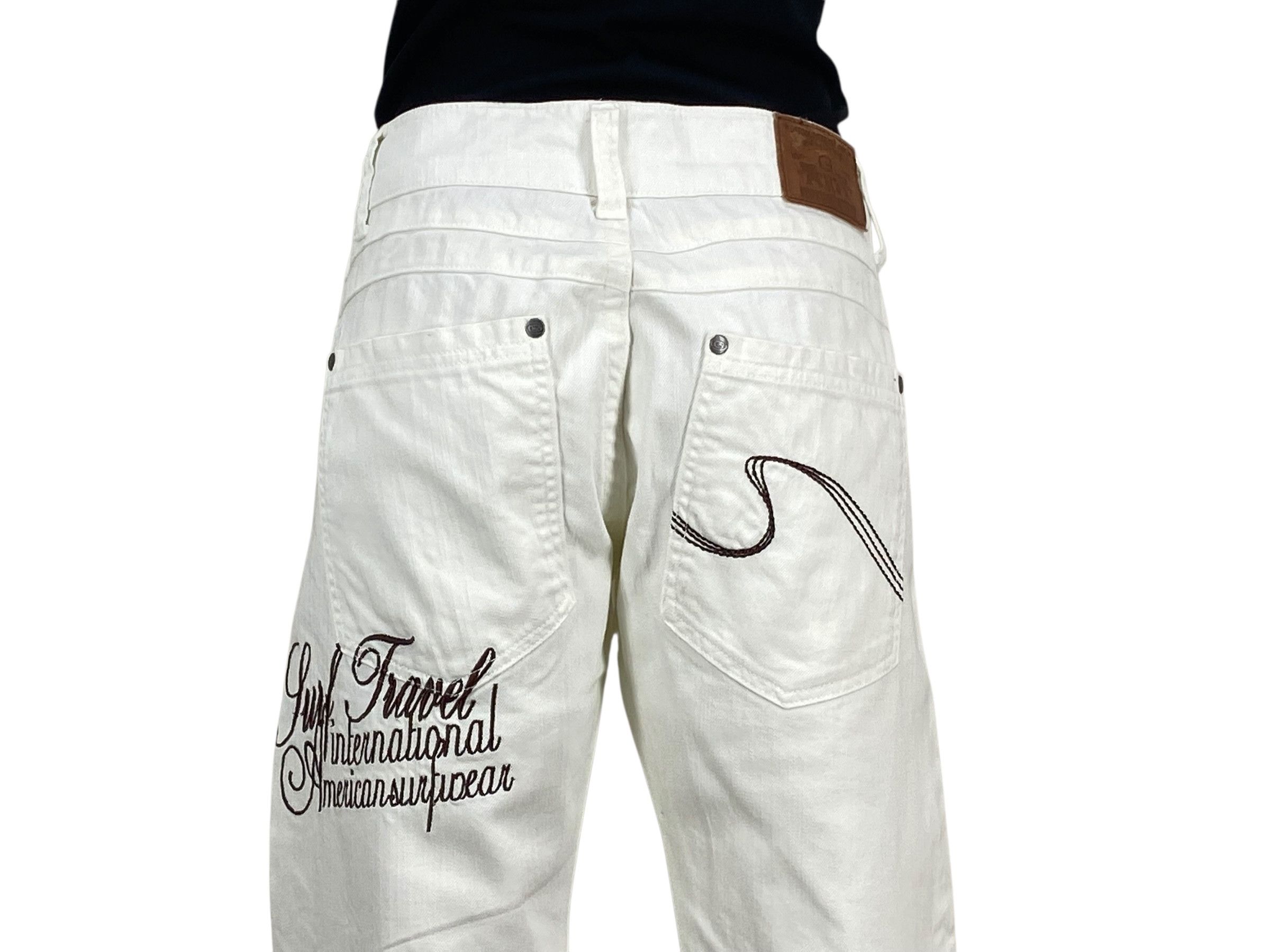 Japanese Brand Gotcha Surf Pants Embroided Mens Pants Size US 30 / EU 46 - 6 Thumbnail