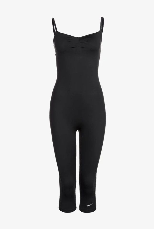 Nike Nike Strappy Cropped Jumpsuit Black ( S ) Size 25" / US 0 / IT 36 - 4 Thumbnail