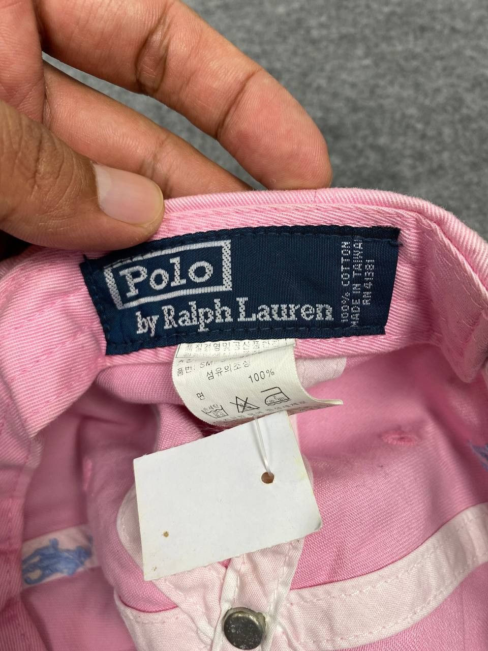 Polo Ralph Lauren vintage polo ralph lauren leather strap cap embroided logo Size ONE SIZE - 3 Thumbnail