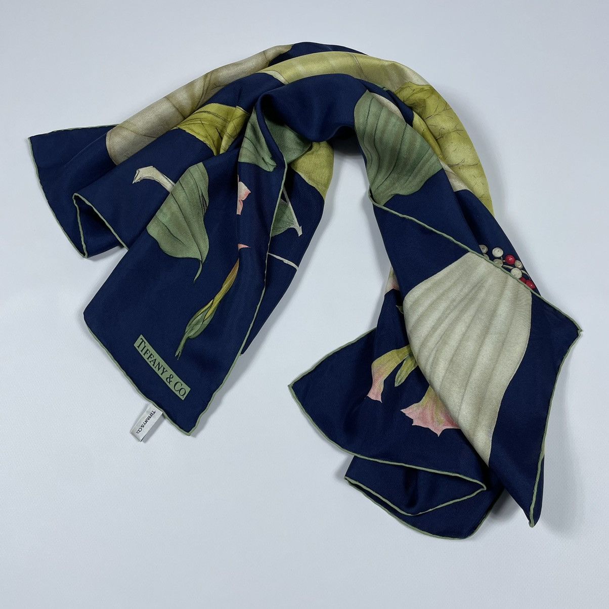 Tiffany & Co. × Vintage Tiffany & Co Silk Scarf Size ONE SIZE - 2 Thumbnail
