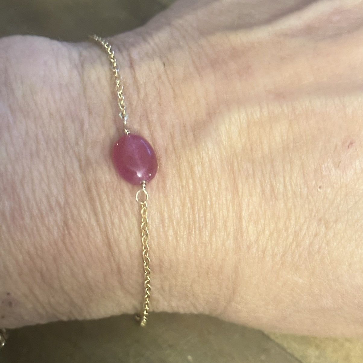 Vintage Vintage Taolei 18KGP dainty chain bracelet Size ONE SIZE - 2 Thumbnail