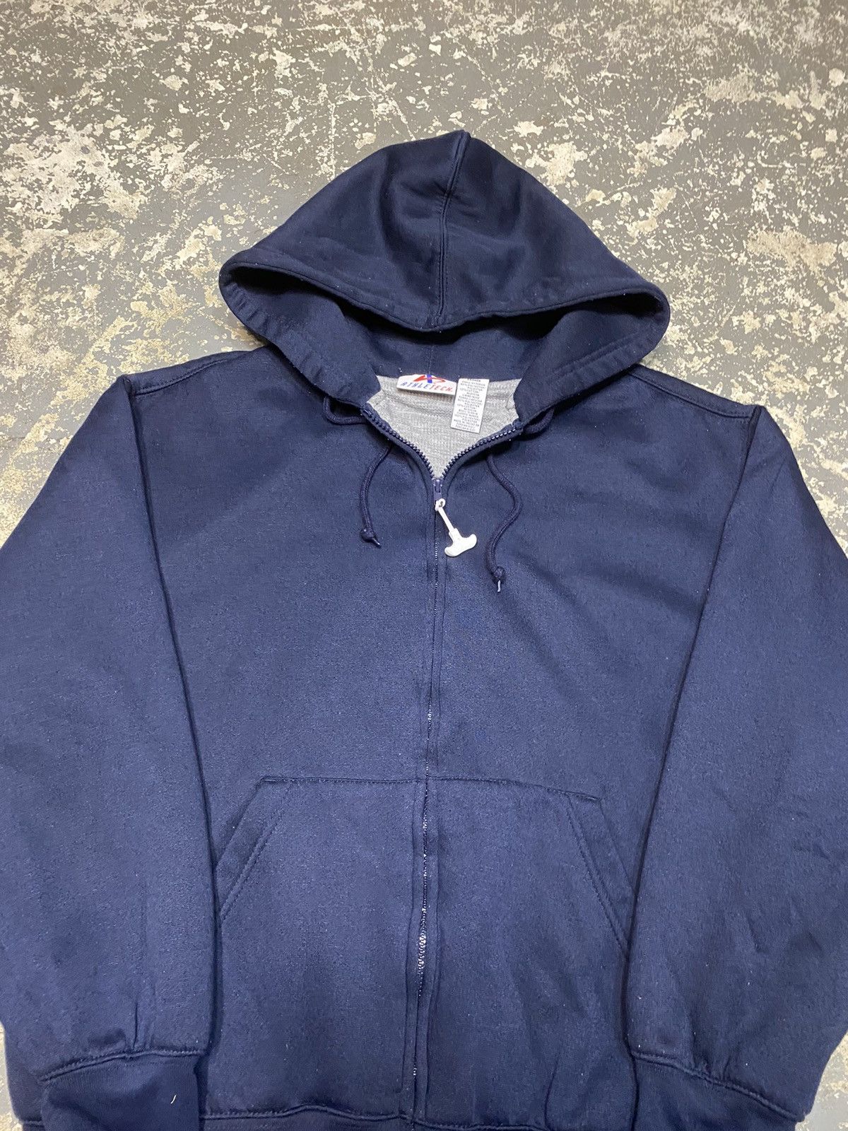 Japanese Brand × Vintage Vintage Athletec Waffle Insulated Thermal Zip Hoodie Sweat Size US L / EU 52-54 / 3 - 9 Thumbnail