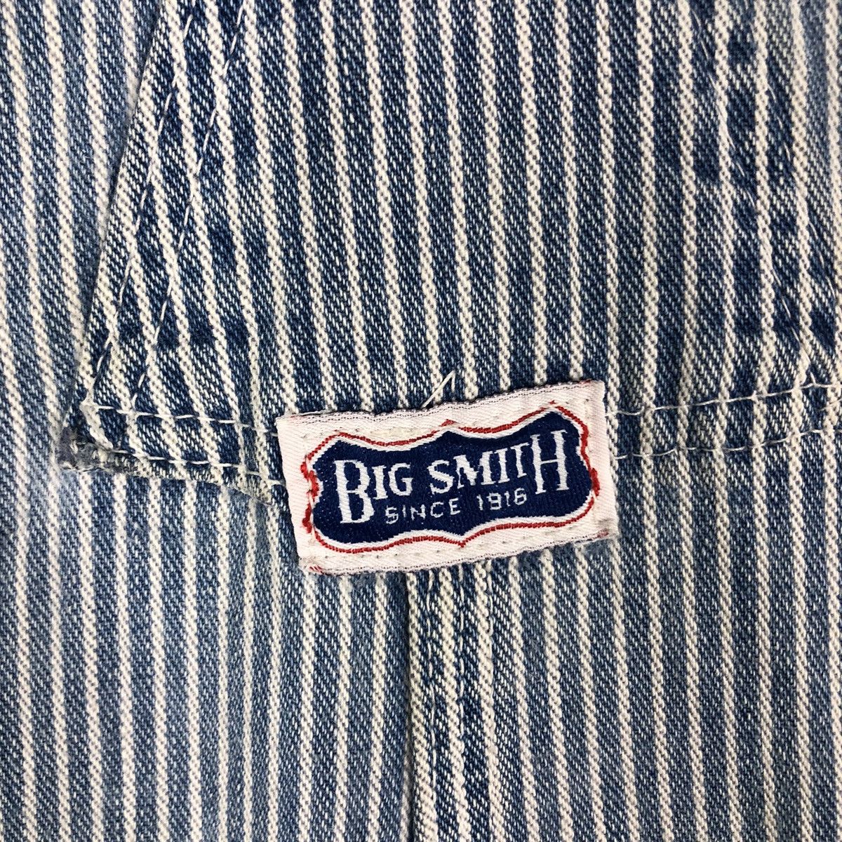 Japanese Brand 🔥Vtg Hickory Chore Overall Worker Big Smith Issey Miyake Size US 44 / EU 60 - 13 Thumbnail