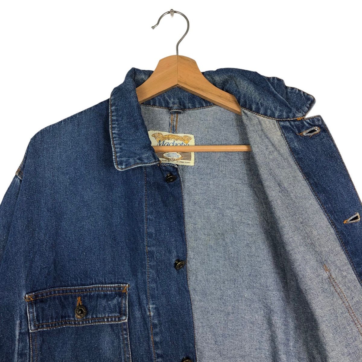 Japanese Brand 🔥90’s Denim Chore Work Jacket Machope Toyo Enterprise Size US L / EU 52-54 / 3 - 10 Thumbnail