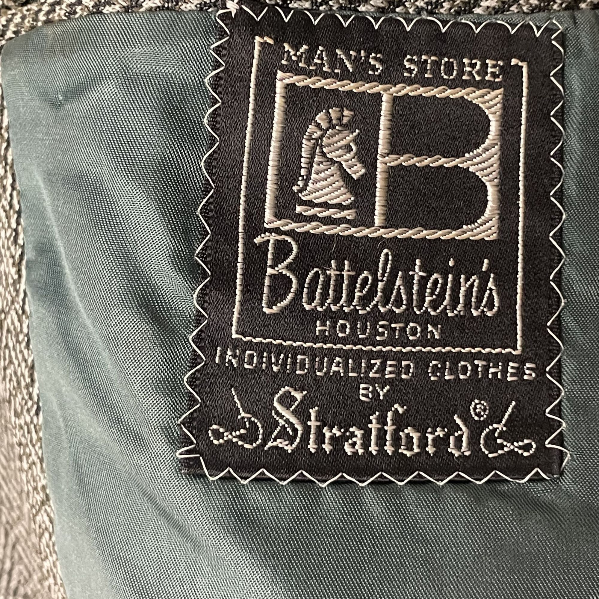 Other Vtg Battelsteins MOD Sport Coat GREEN HERRINGBONE Jacket Size 38R - 6 Thumbnail