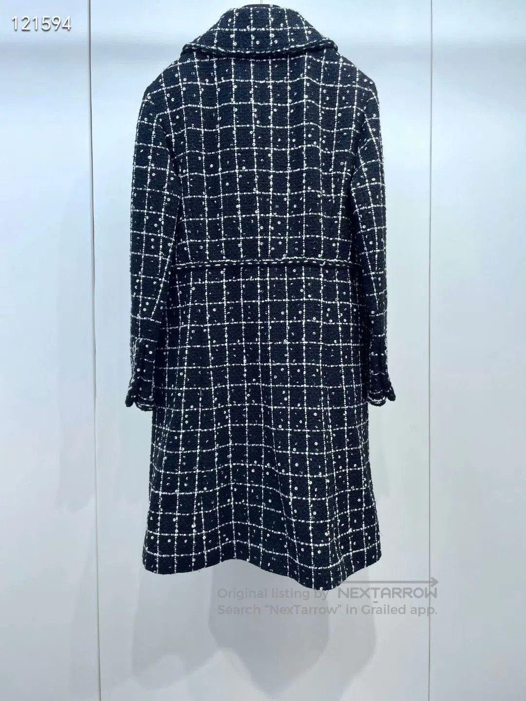 Chanel Chanel Floral Sequin Plaid Dress Coat. Size XS / US 0-2 / IT 36-38 - 2 Thumbnail