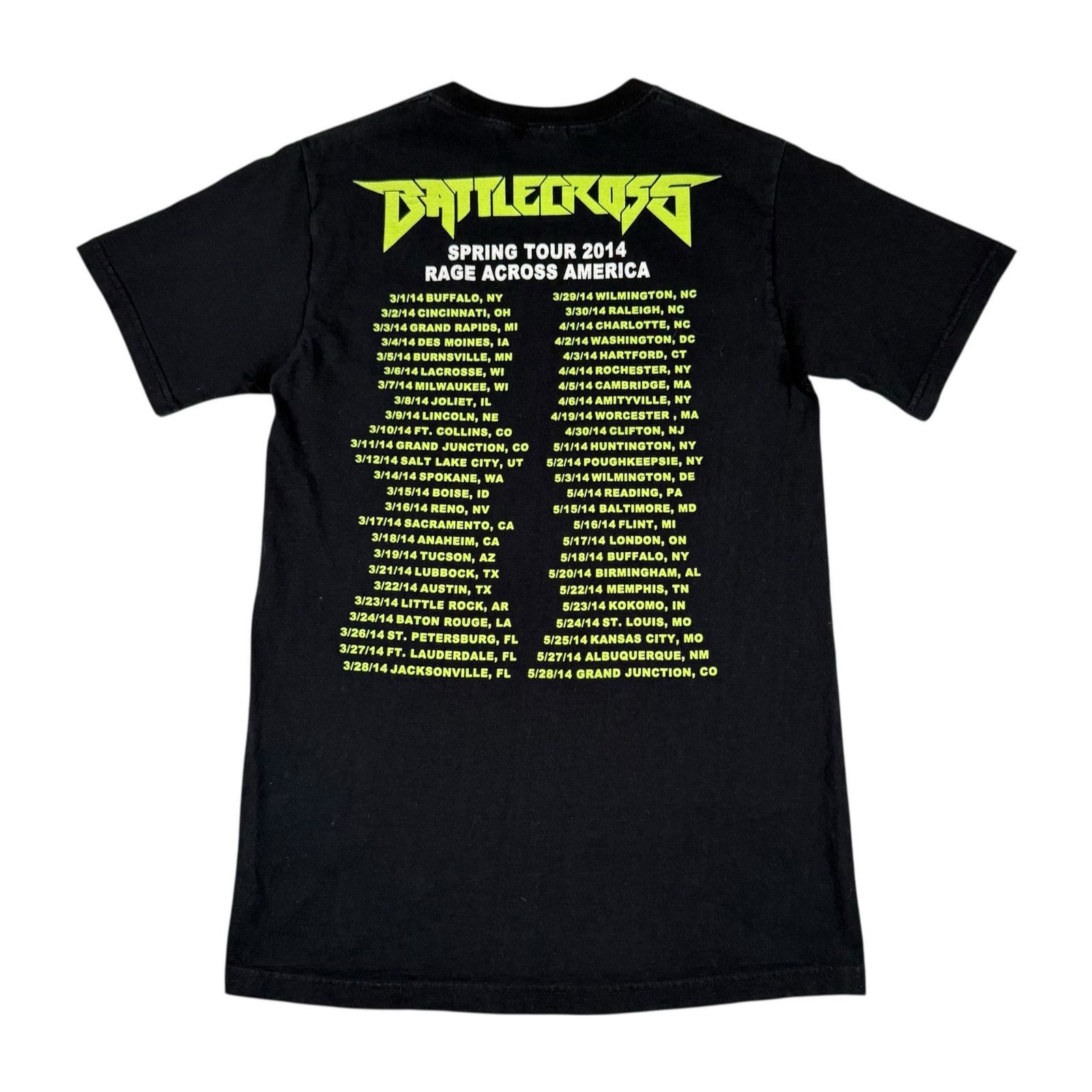 Vintage Vintage Battlecross 2014 Tour T-shirt Size US S / EU 44-46 / 1 - 2 Thumbnail