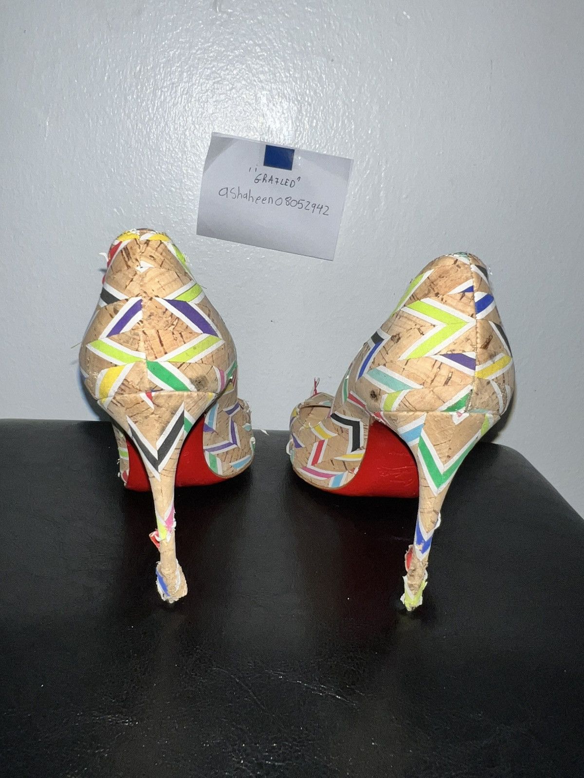 Christian Louboutin Christian Louboutin SUPER RARE Color Size US 7 / IT 37 - 4 Thumbnail
