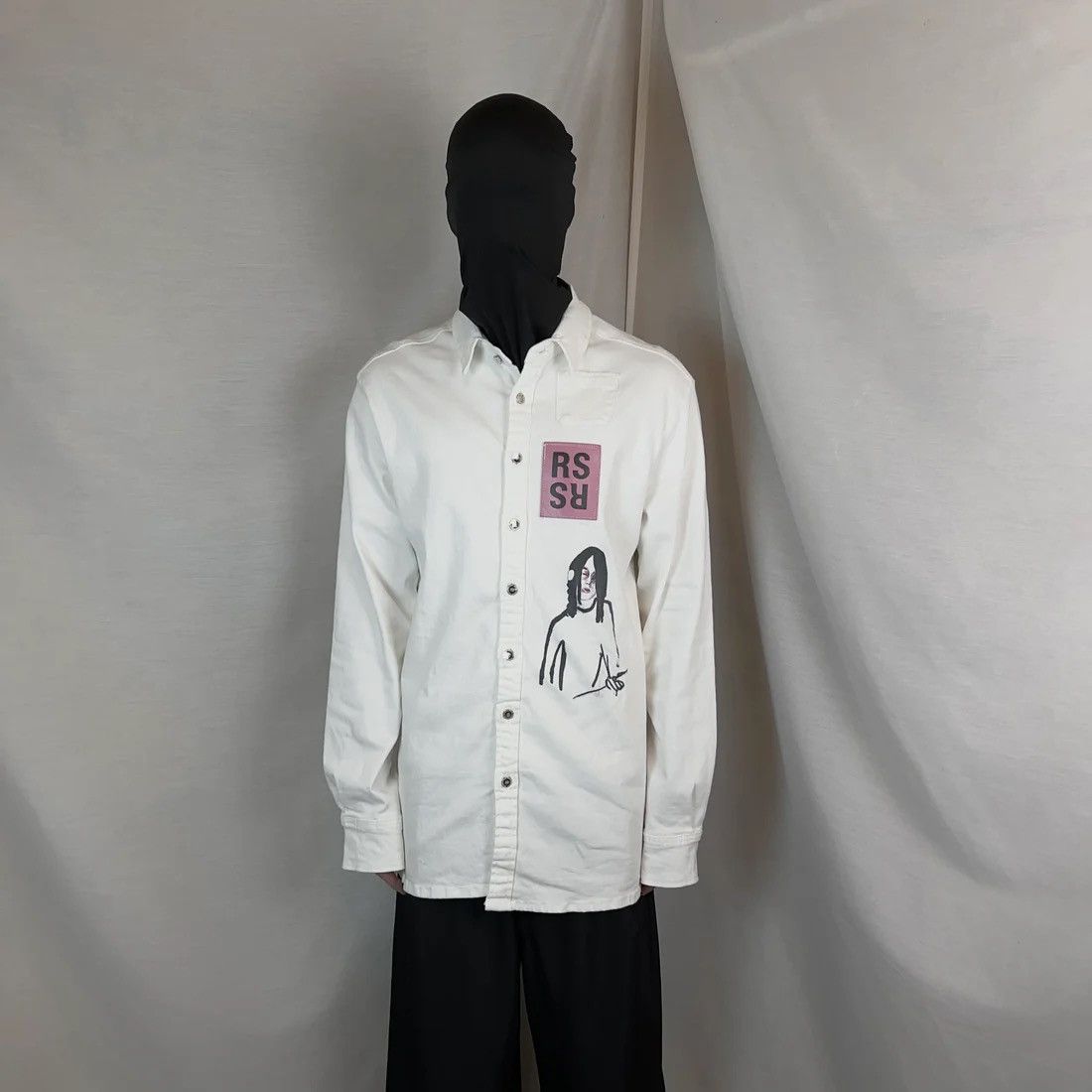 Raf Simons Raf Simons Guitar Boy RS Patch Denim Shirt - AW15 Size US L / EU 52-54 / 3 - 2 Thumbnail