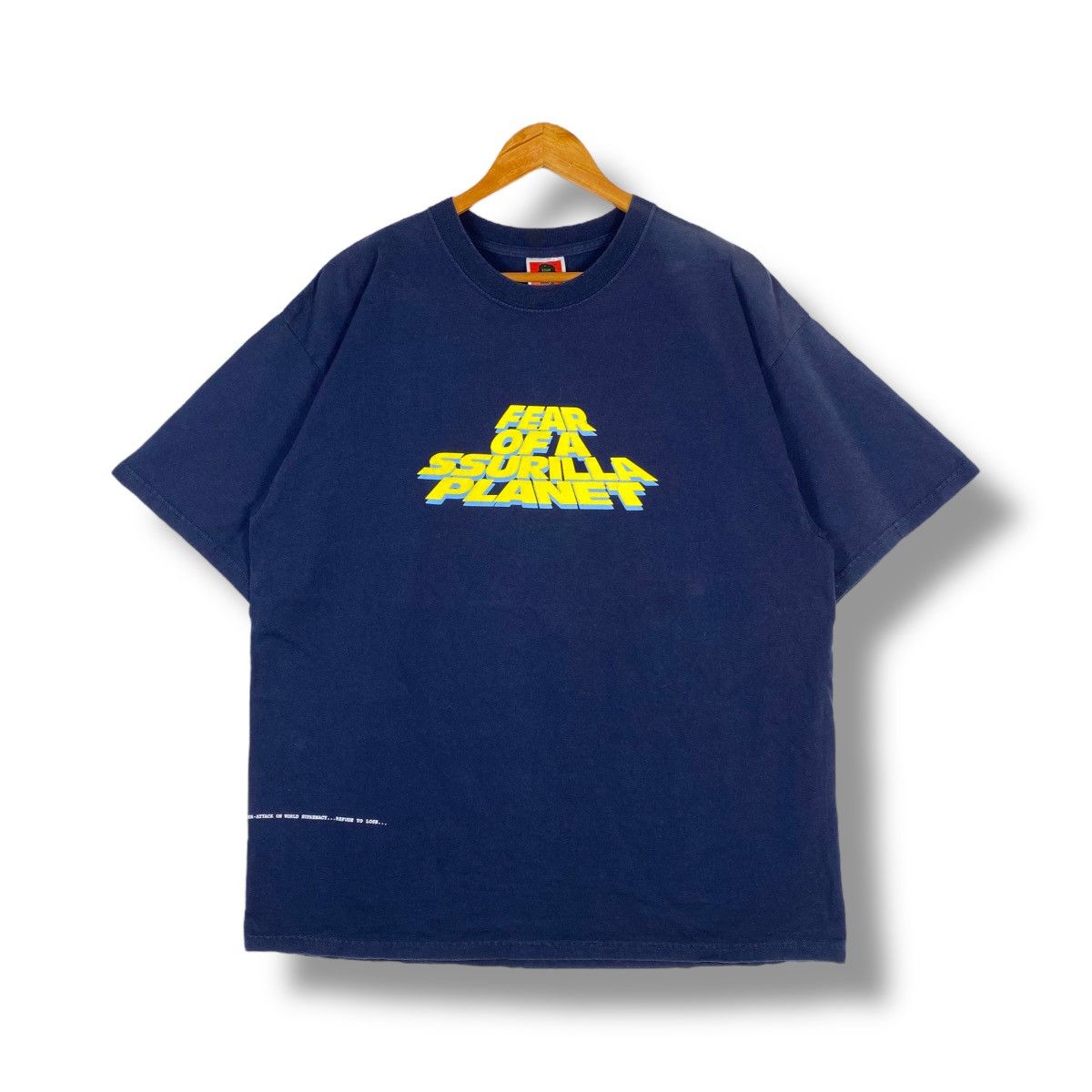 SSUR Vintage 00's SSUR Fear Of A Ssurilla Planet Faded Tee Size US XL / EU 56 / 4 - 1 Thumbnail
