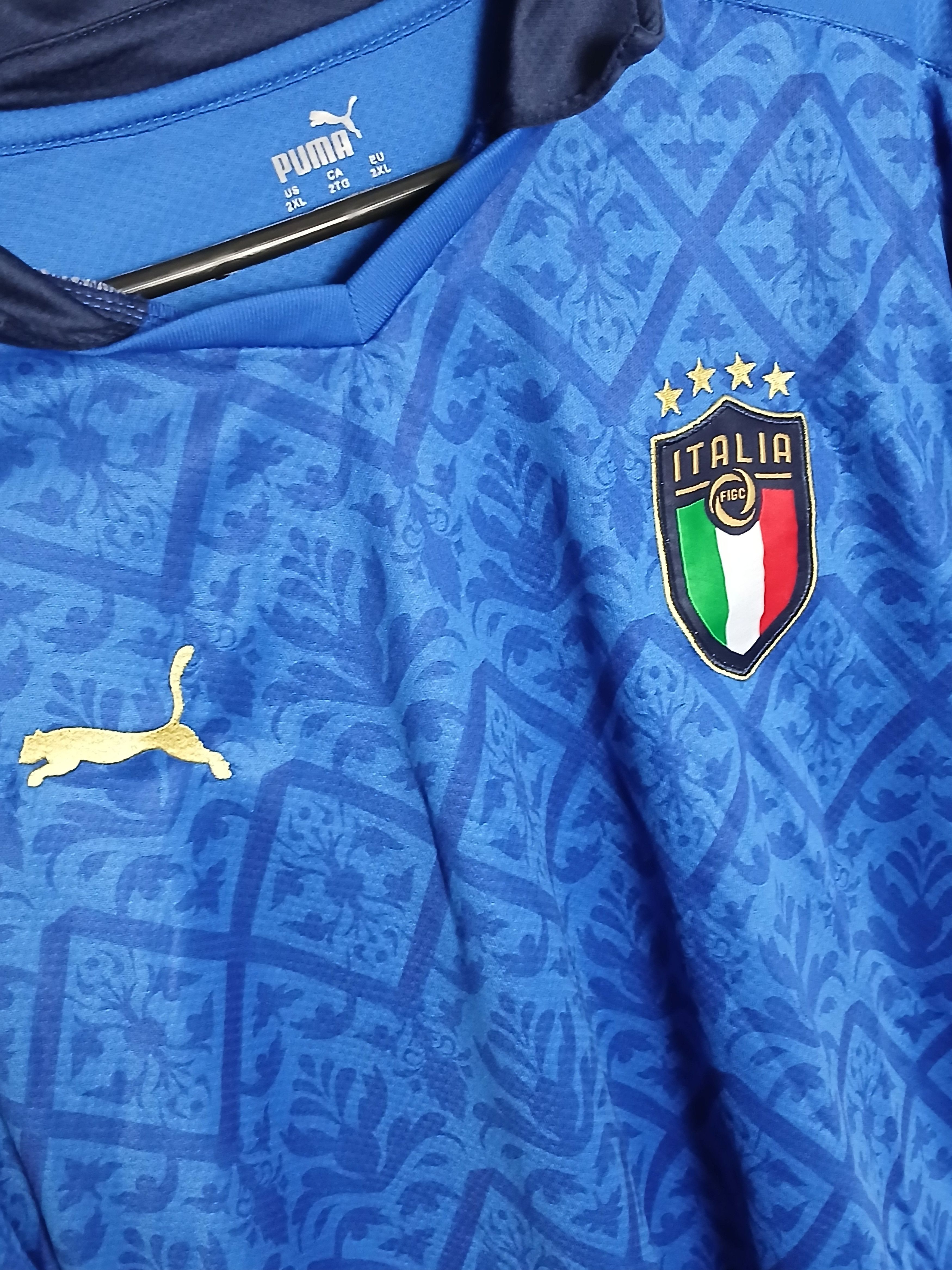 Other Italy National Team 21/22 Home Football Jersey T-Shirt Size US XXL / EU 58 / 5 - 3 Thumbnail