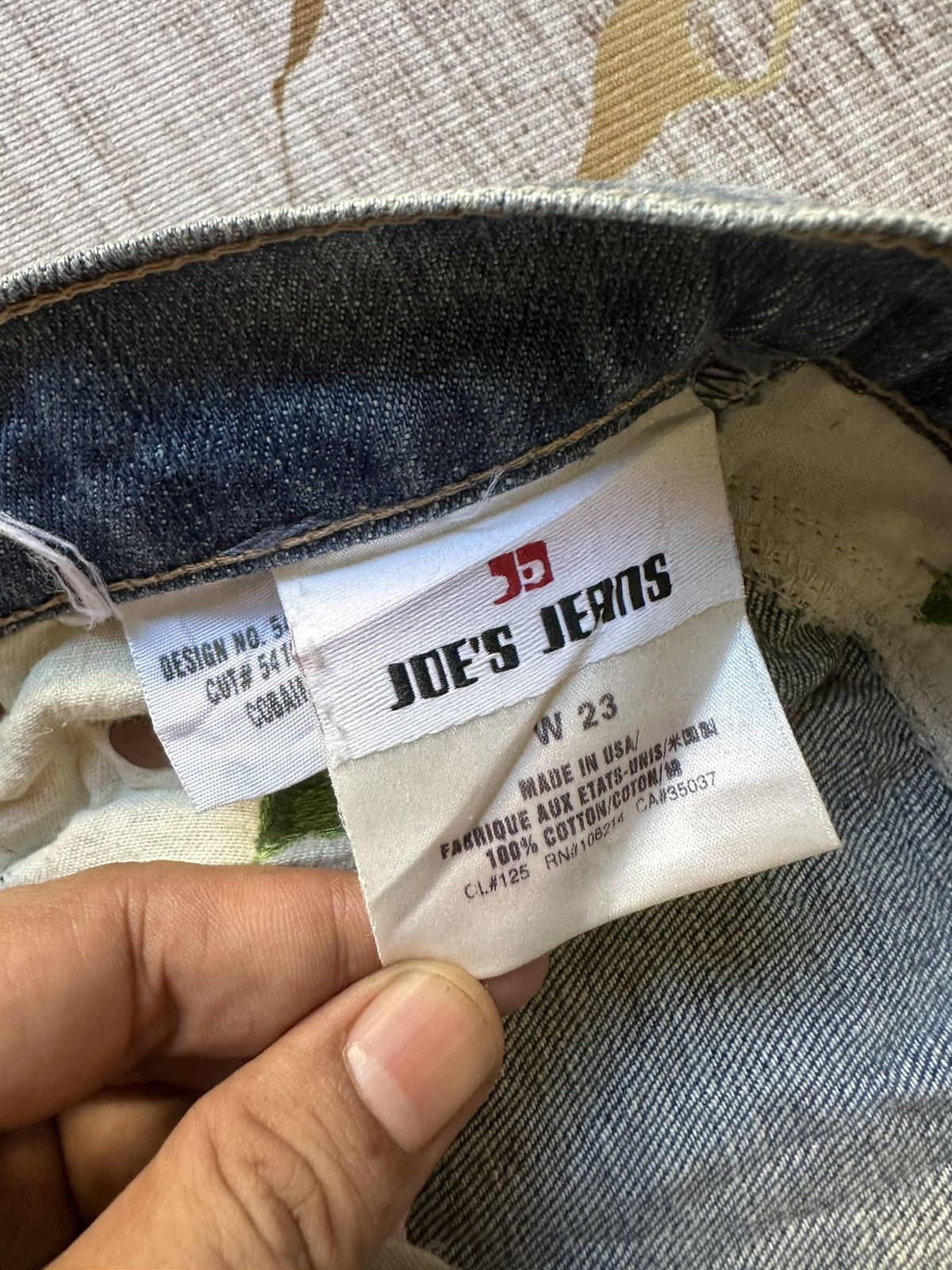 Joe's FLARE Joe’s Distressed Faded Blue Boot Jeans Size 28" / US 6 / IT 42 - 24 Thumbnail