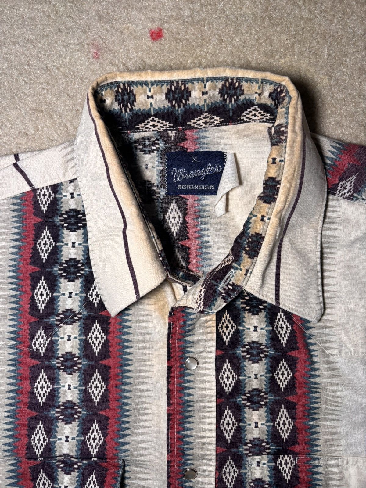 Wrangler Vintage Wrangler Shirt Mens Western Cowboy 90s SZ XL Size US XL / EU 56 / 4 - 4 Thumbnail