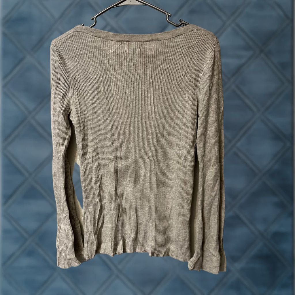 Old Navy Old Navy Pullover Sweatshirt Shirt Womens Small Gray Long Sleeve Ribbed Cotton Blend Pullover Debris-Free Vintage not specified Womens Size S / US 4 / IT 40 - 1 Thumbnail