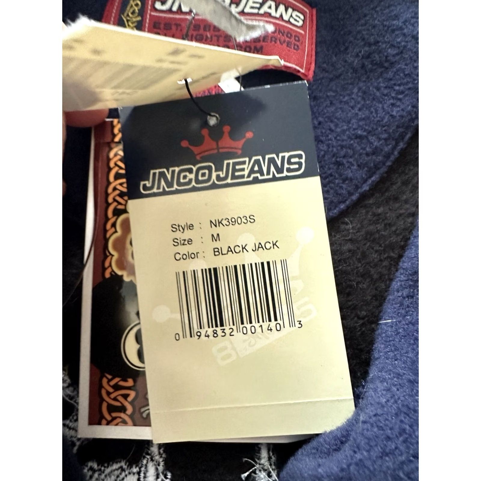 JNCO VINTAGE JNCO Pullover 1/4 Zip Fleece Mens M Black 90s Y2K NWT Dragon NWT (90s) Size US M / EU 48-50 / 2 - 5 Thumbnail