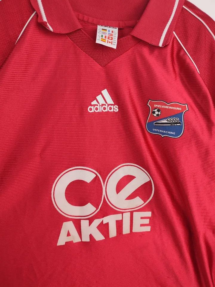 Vintage Vintage SpVgg Unterhach 1998/00 HOME #Grassow Matchworn Size US XXL / EU 58 / 5 - 11 Thumbnail