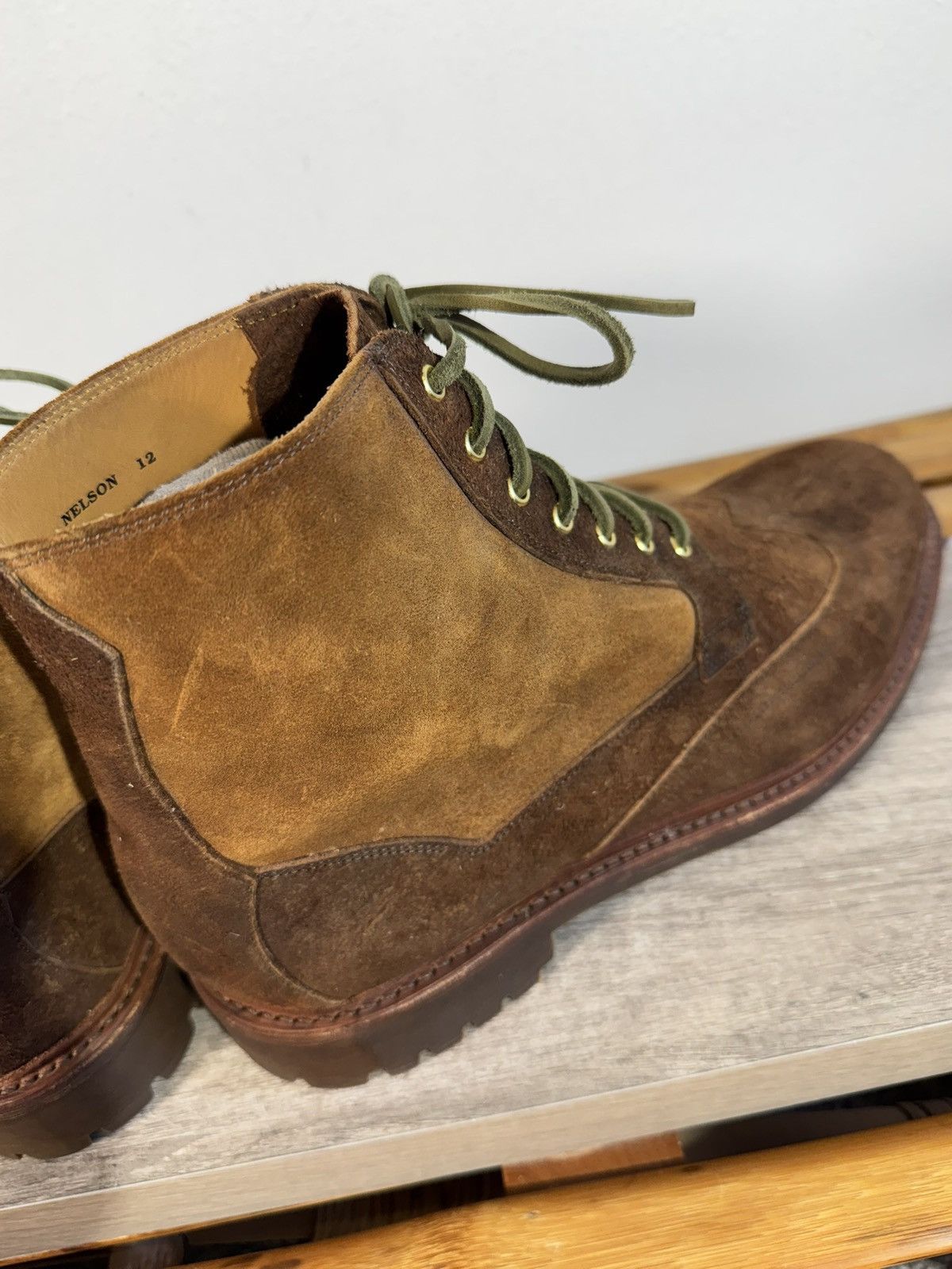 Oliver Sweeney Oliver Sweeney “Nelson” Men’s Boots 13 (UK 12) Waxed Suede Size US 13 / EU 46 - 6 Thumbnail