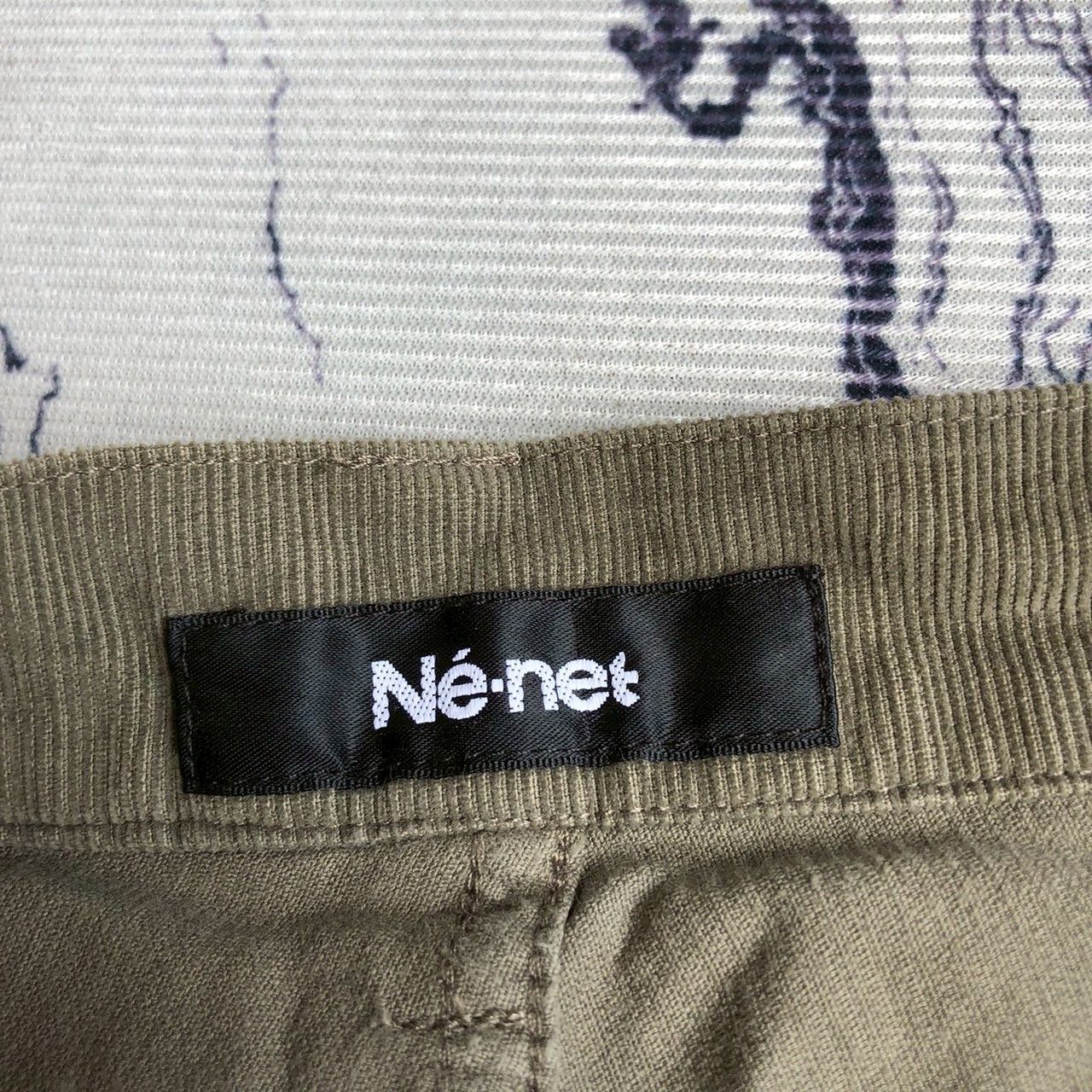 Ne-Net Né-net Sherpa Back Pocket Wide Cropped Trousers Size US 33 - 7 Thumbnail