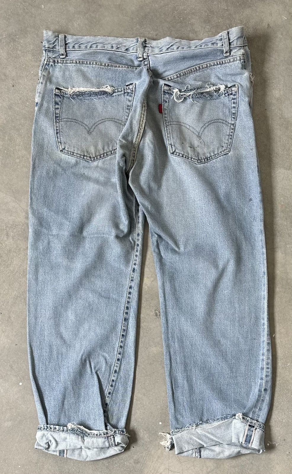 Spellbound VINTAGE LEVIS BUTTON SPELLBOUND DISTRESSED SELVEDGE PANT Size US 34 / EU 50 - 8 Thumbnail