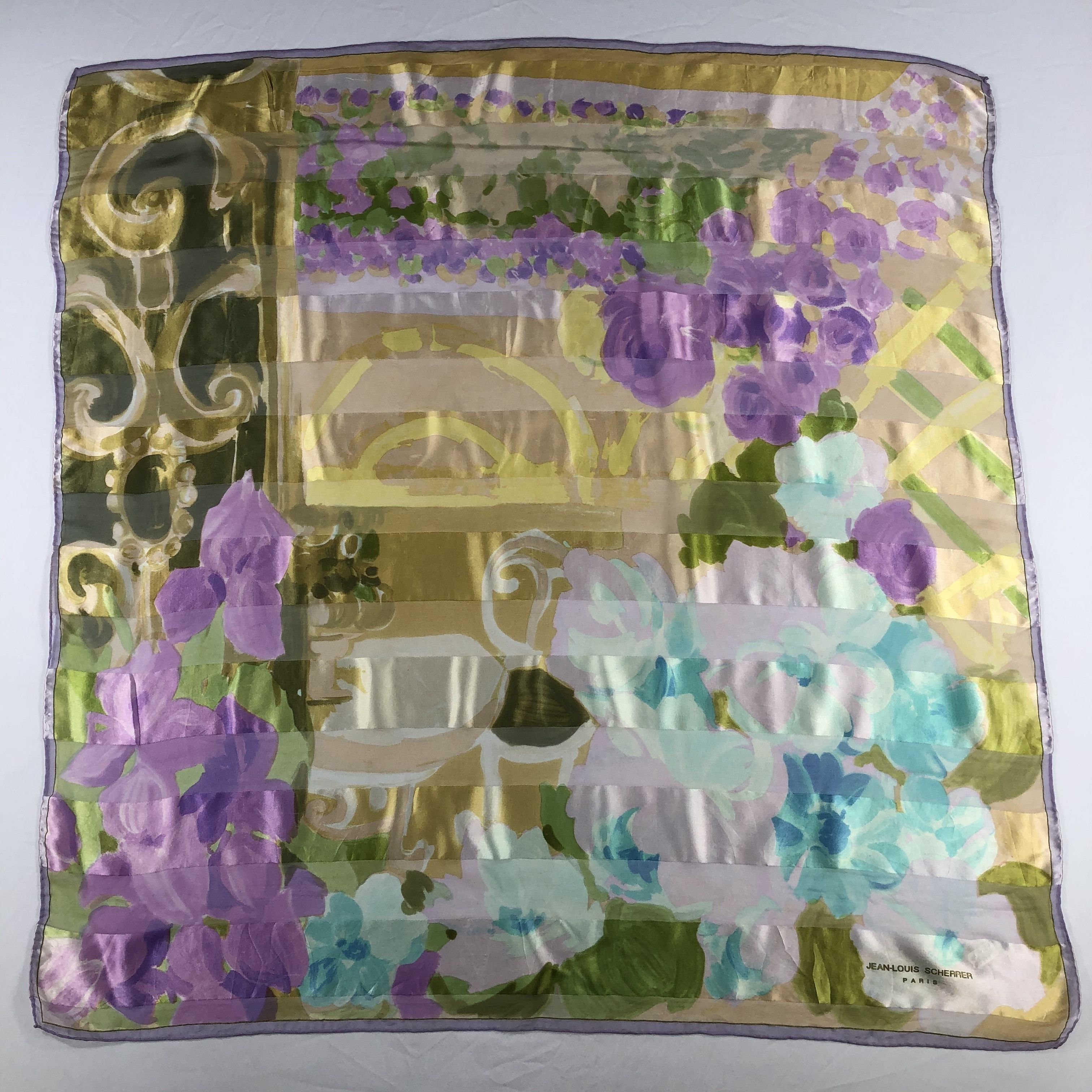Jean-Louis Scherrer Vintage Jean Louis Scherrer Silk Scarf Size ONE SIZE - 2 Thumbnail