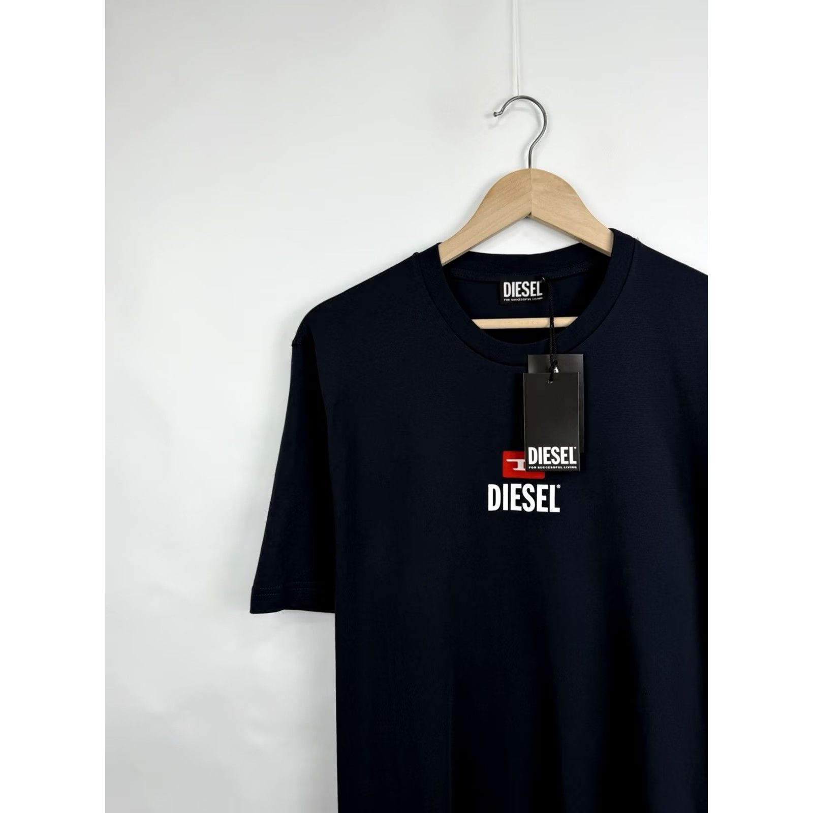 Diesel VINTAGE Diesel Velour Logo For Successful Living Classic T-Shirt XL Dark Blue Logo Mens XS? Size US XL / EU 56 / 4 - 3 Thumbnail