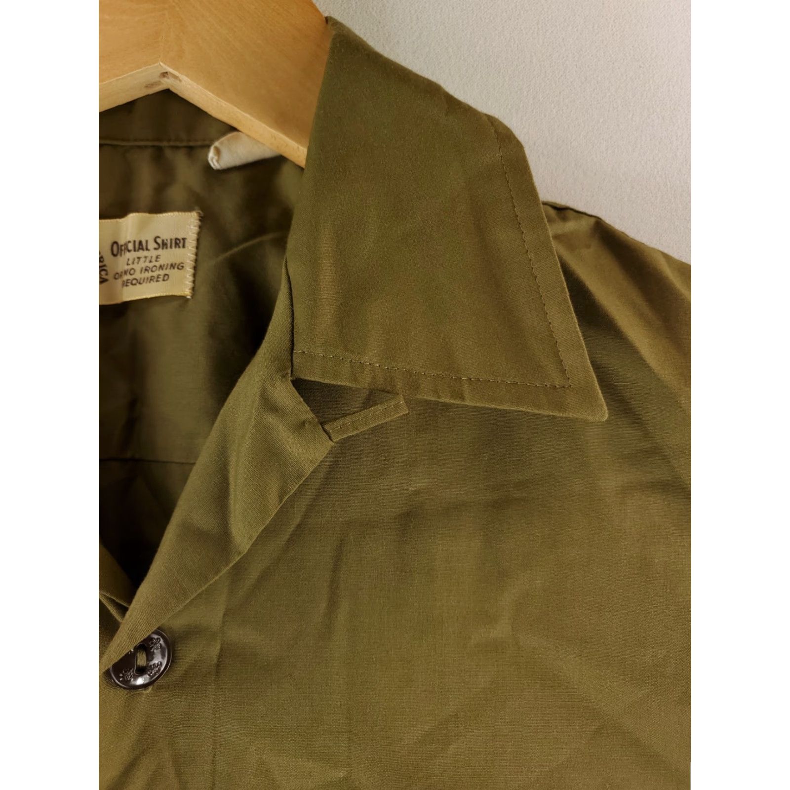 Vintage VINTAGE Boy Scouts America BSA Button-Up Shirt Olive Green Mens S Loop Collar Size US S / EU 44-46 / 1 - 3 Thumbnail