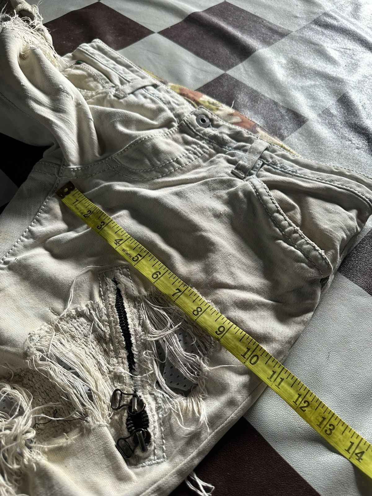 Designer Izreel Kazuhiro Takakuro distressed style sedi denim jeans Size US 34 / EU 50 - 20 Thumbnail