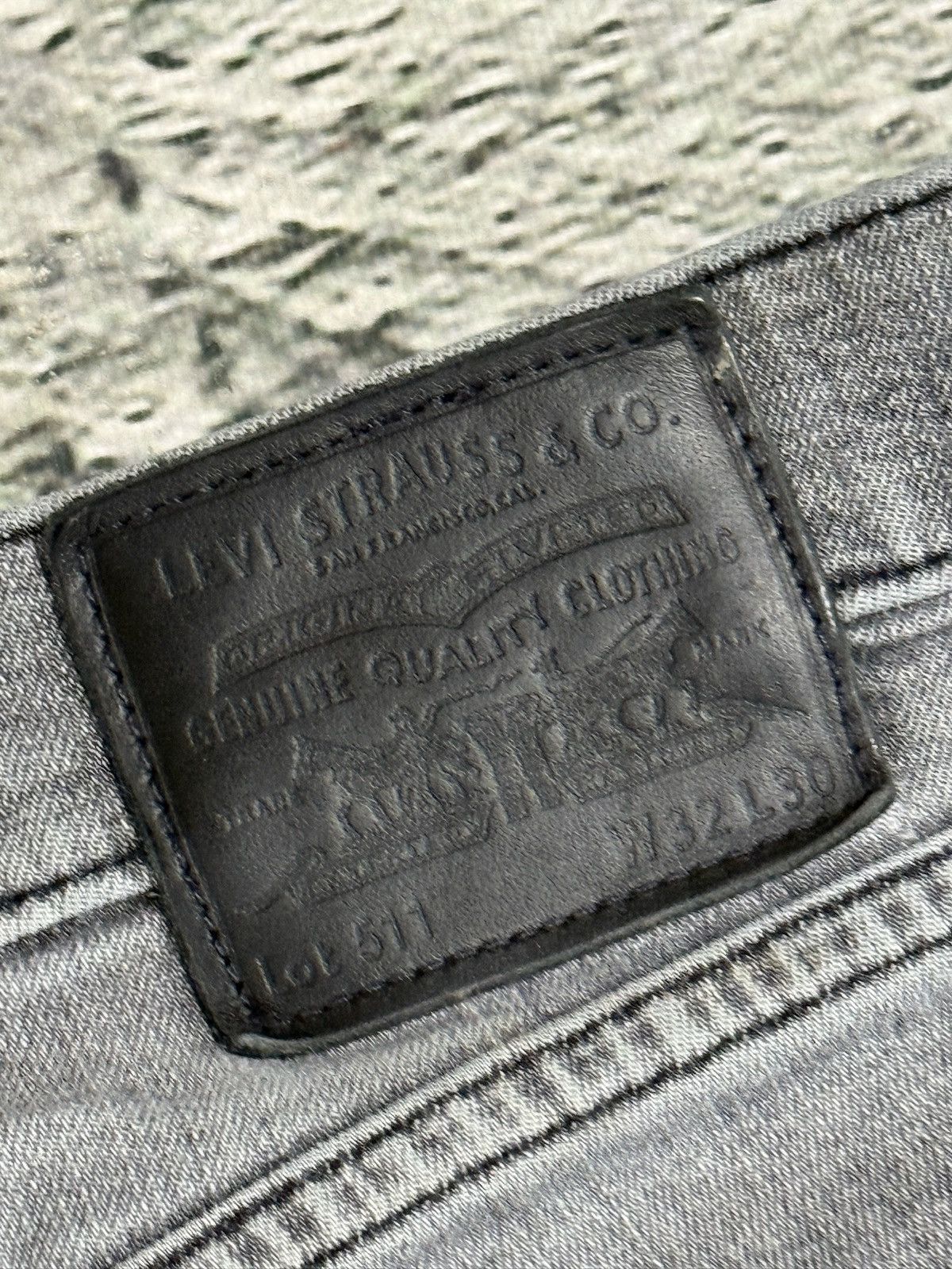 Levi's Levi’s 511 Grey Slim Jeans Size US 32 / EU 48 - 5 Thumbnail