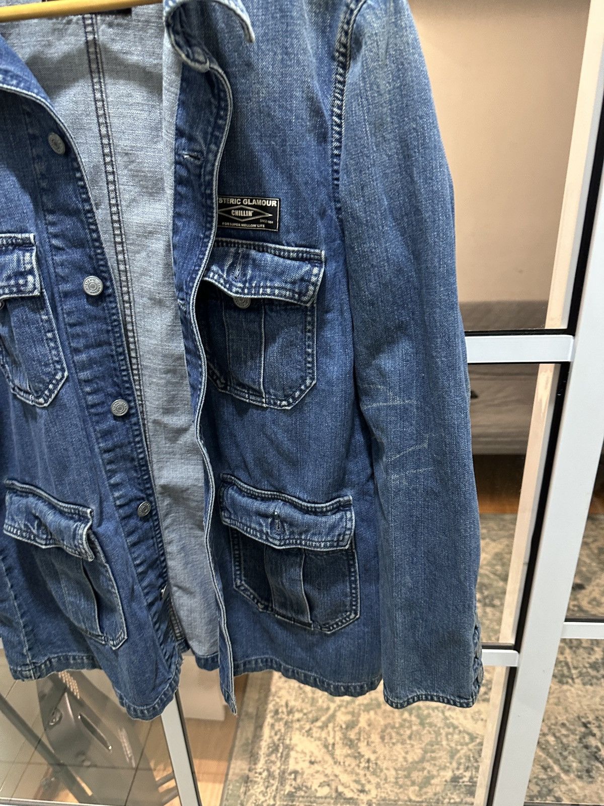 Hysteric Glamour Hysteric Glamour “Heavy” Multipocket Denim Jacket Size US M / EU 48-50 / 2 - 6 Thumbnail
