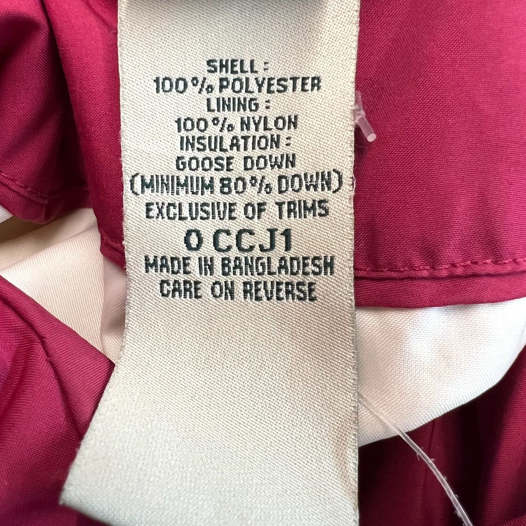 Vintage L.L. Bean Pink Down Puffer Jacket Sz M Regular Womens Full Zip Long Sleeves Size M / US 6-8 / IT 42-44 - 7 Thumbnail