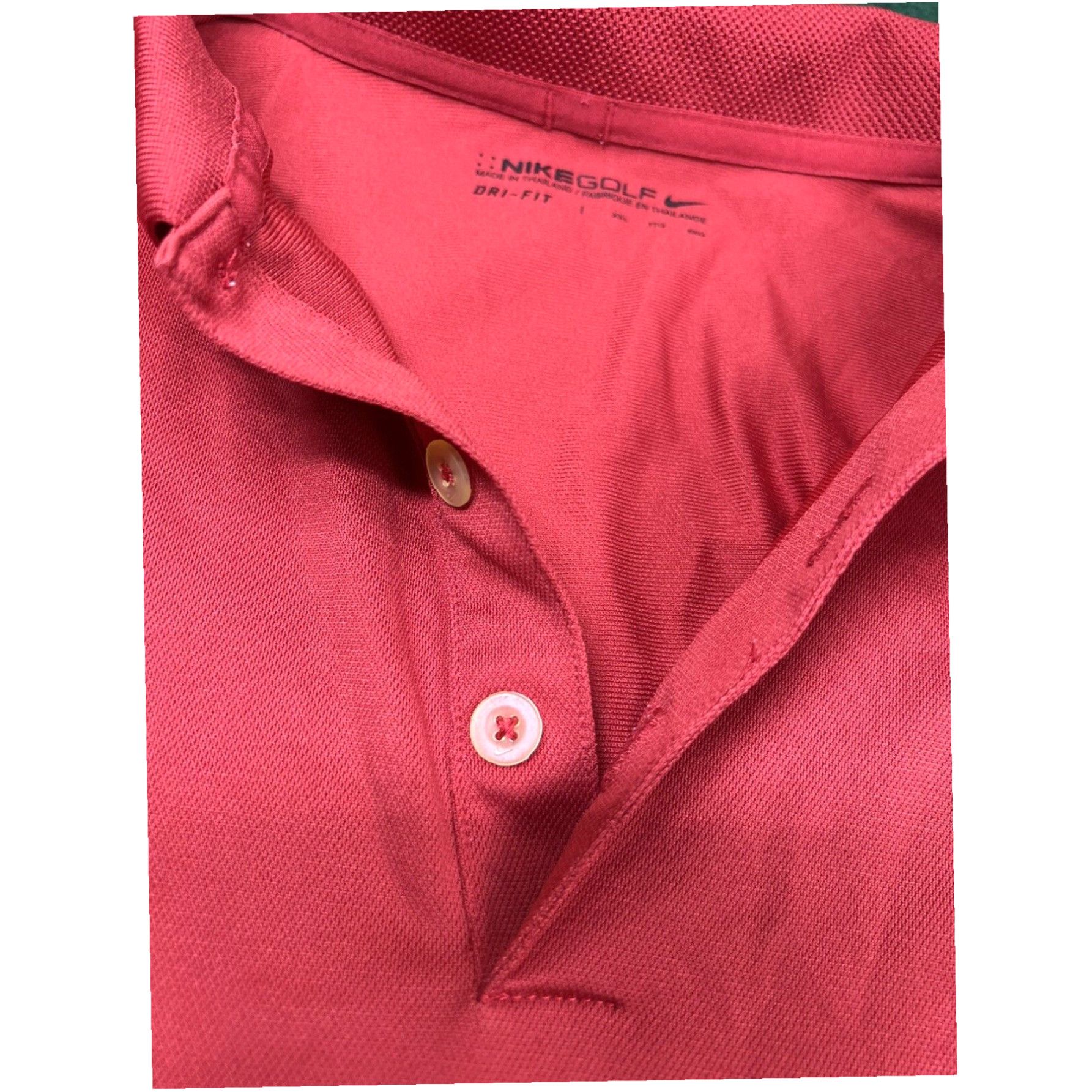 Nike Nike Golf Polo Shirt Men's 2XL Red FIT DRY Short Sleeve Size US XXL / EU 58 / 5 - 3 Thumbnail