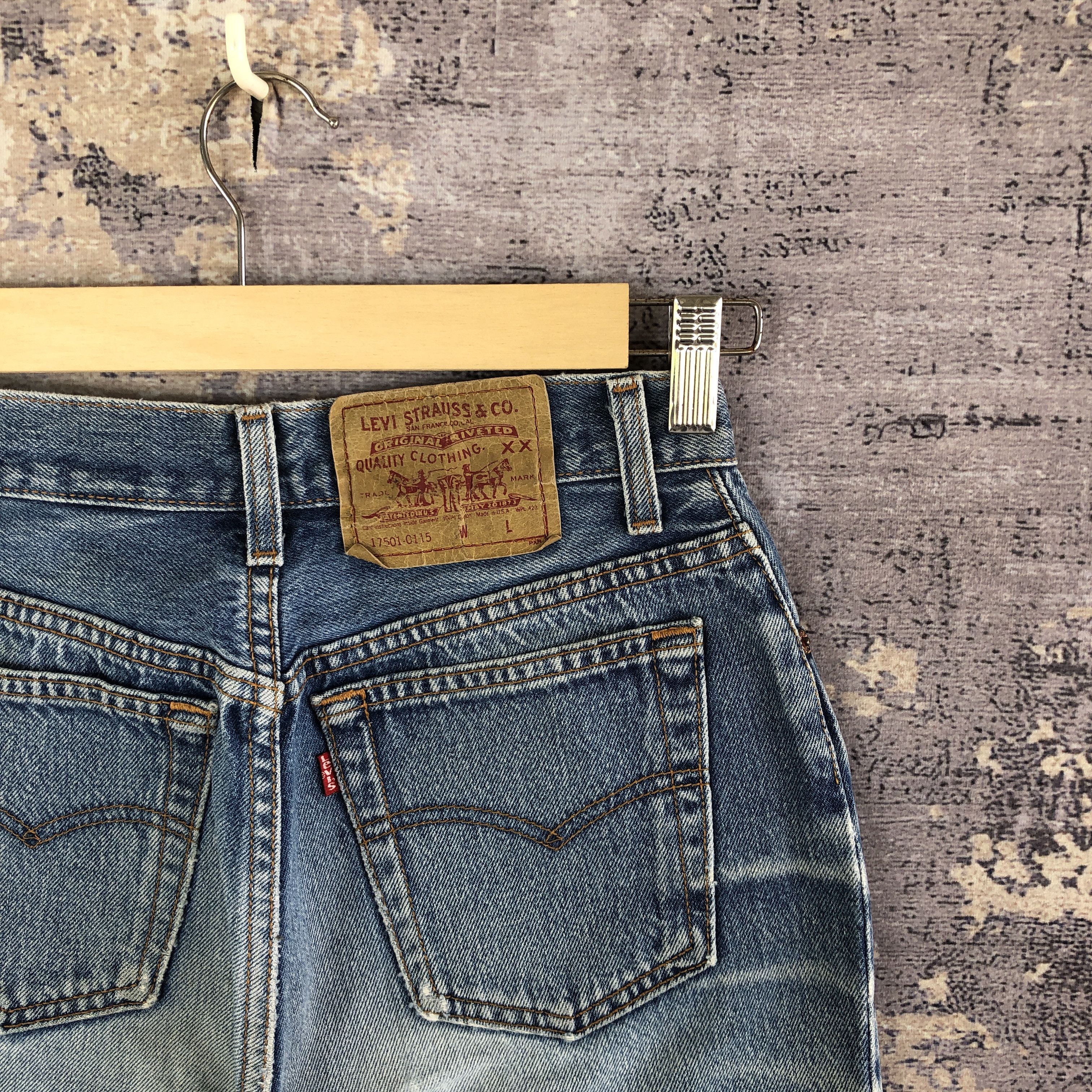 Levi's Vintage 90s Levis 501 Distressed Levi's Faded Denim Size 26" / US 2 / IT 38 - 5 Thumbnail