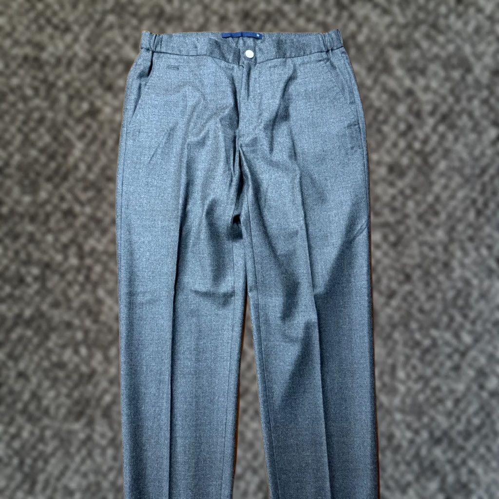Incotex INCOTEX Dress Pants 32 x 30 Wool Straight Flat Regular fit Designer S3-4 Mens Gray Size US 32 / EU 48 - 1 Thumbnail