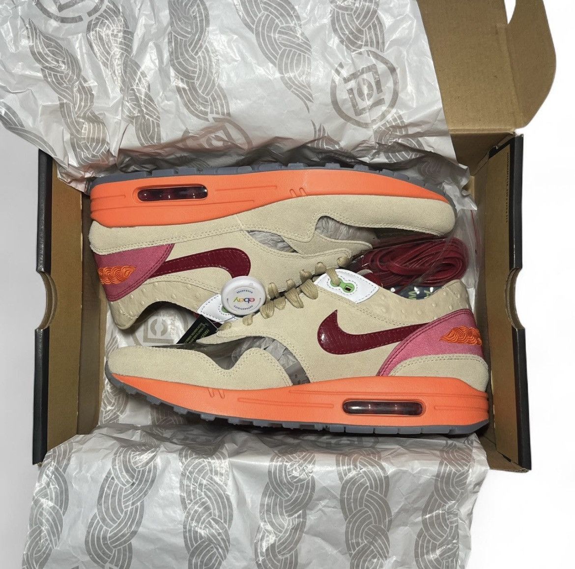 Nike Nike air max 1/clot Kiss of death 2021 Size US 10.5 / EU 43-44 - 7 Thumbnail
