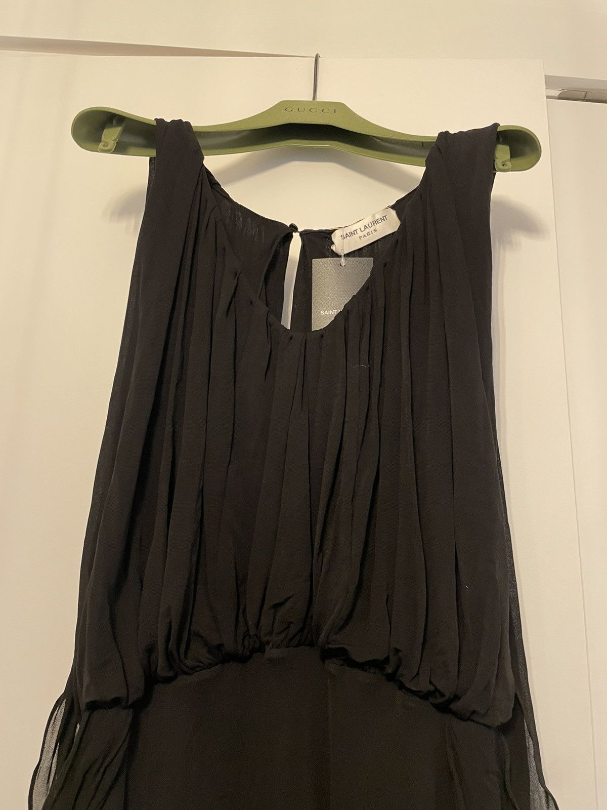 Saint Laurent Paris Saint Laurent Long Dress with draped top/open back Size M / US 6-8 / IT 42-44 - 7 Thumbnail