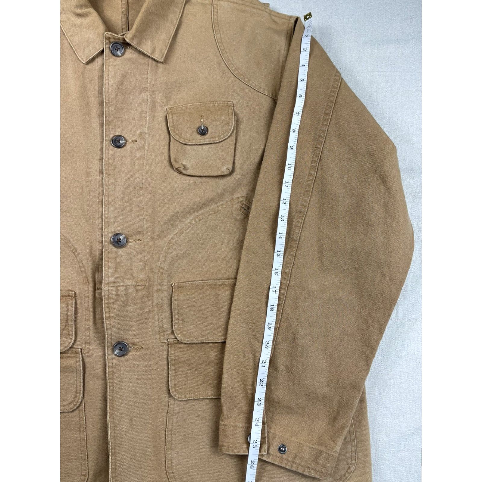 Polo Ralph Lauren VINTAGE Polo Ralph Lauren CANVAS HUNTING Jacket Mens L Brown 90s Utility Hunting Man Mens 90s Size US L / EU 52-54 / 3 - 6 Thumbnail