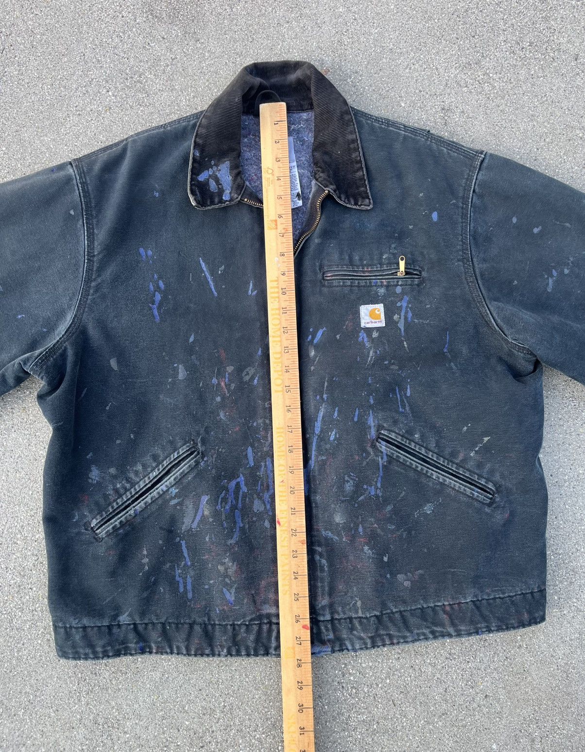 Carhartt Vintage Custom Carhartt Detroit J01 Jacket Distressed Thrash Size US XL / EU 56 / 4 - 6 Thumbnail