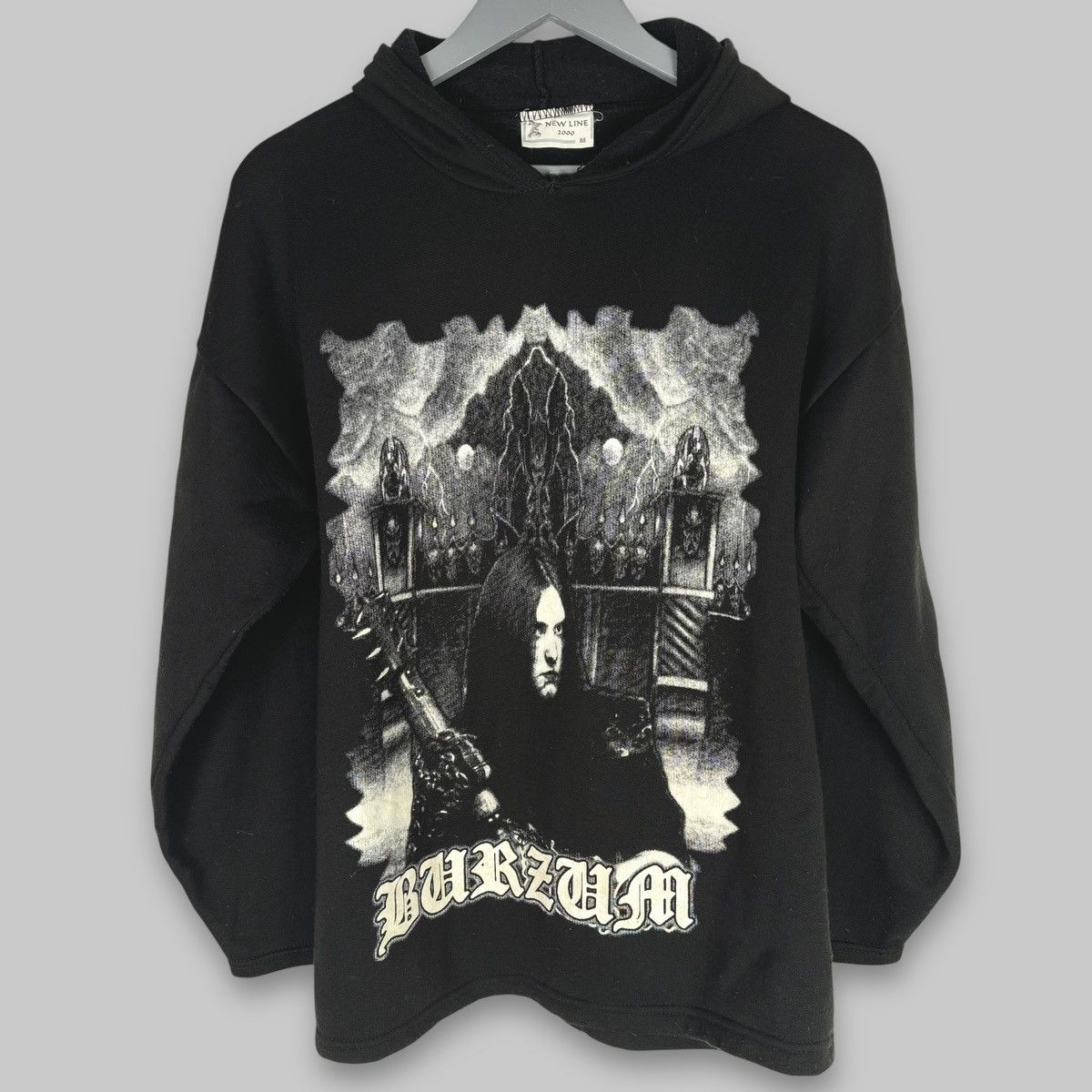 Band Tees Vintage 2000 Burzum Rare Black Metal Euro Hoodie Size US L / EU 52-54 / 3 - 1 Thumbnail