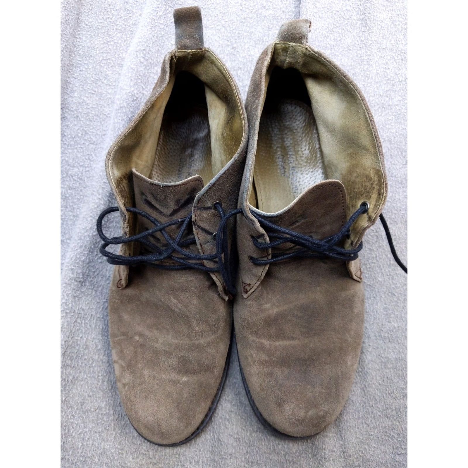 Banana Republic Banana Republic Chukka Boots Mens 8.5 Brown Suede Leather Ortholite Casual Size US 9 / EU 42 - 2 Thumbnail