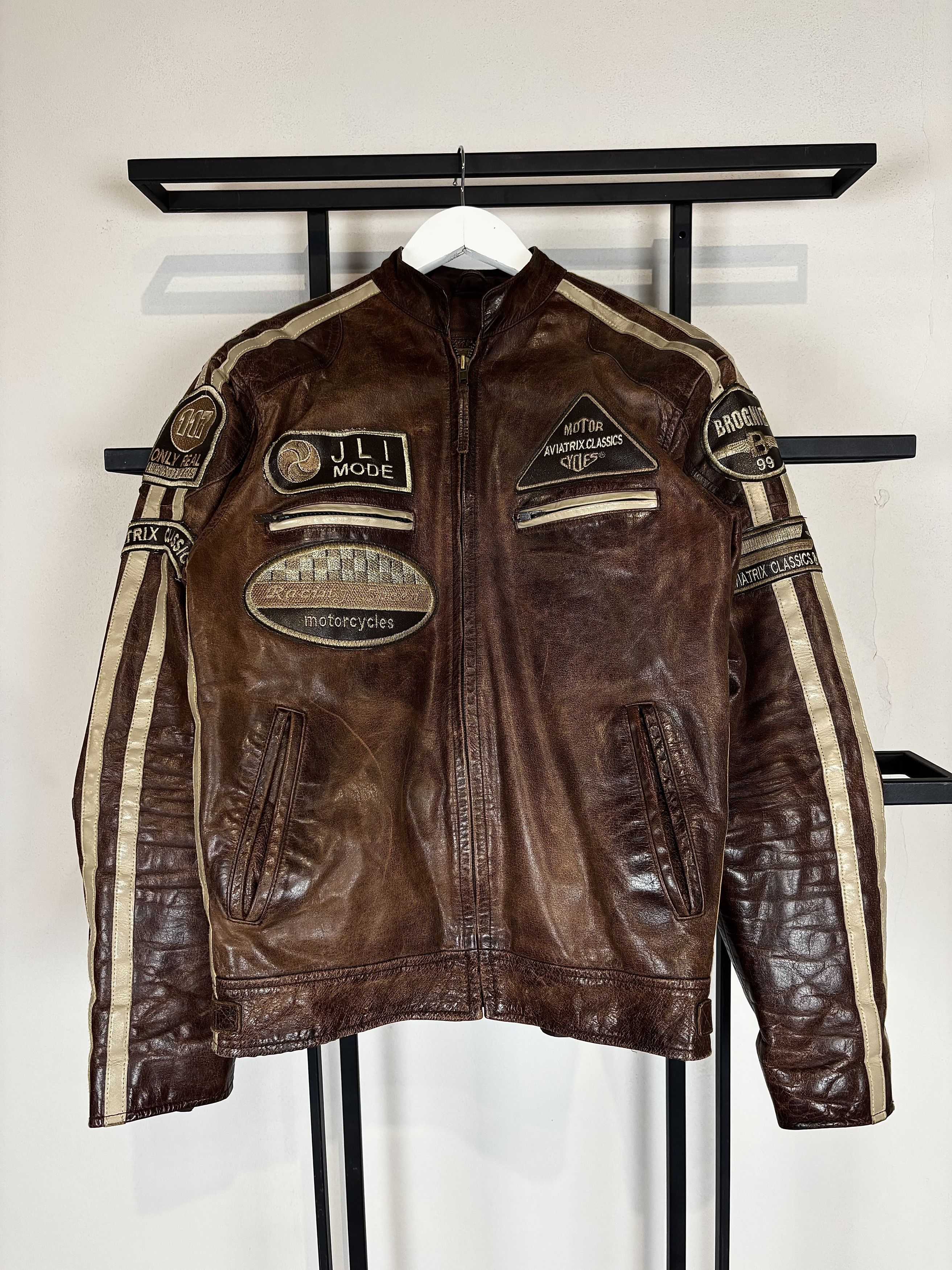 Yohji Yamamoto vTG rick owens type racing cropped leather jacket mens Size US S / EU 44-46 / 1 - 1 Thumbnail