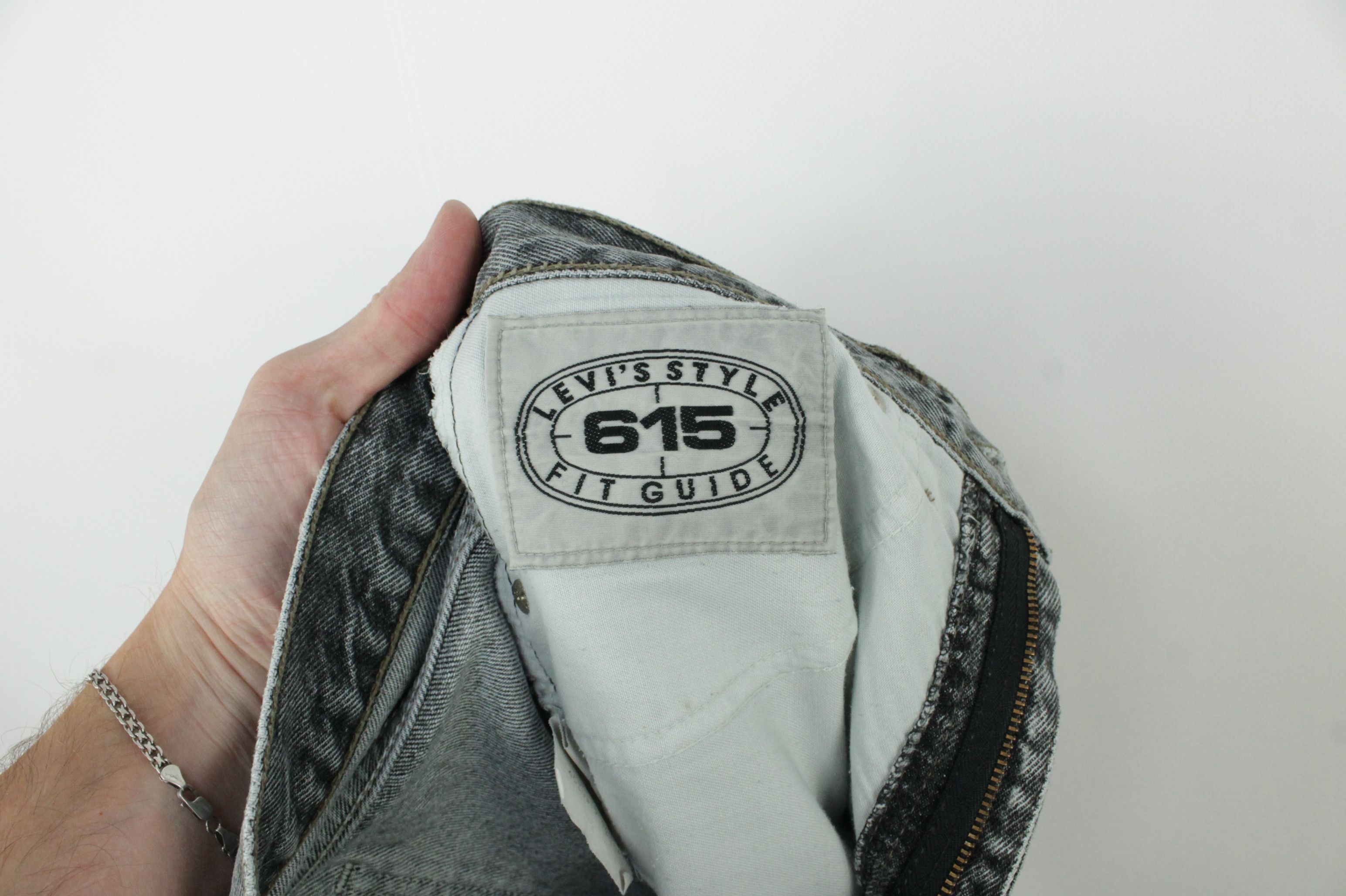 Levi's Vintage Levi's Style 615 Fit Guide Grey Denim Orange Tab Size US 32 / EU 48 - 8 Thumbnail