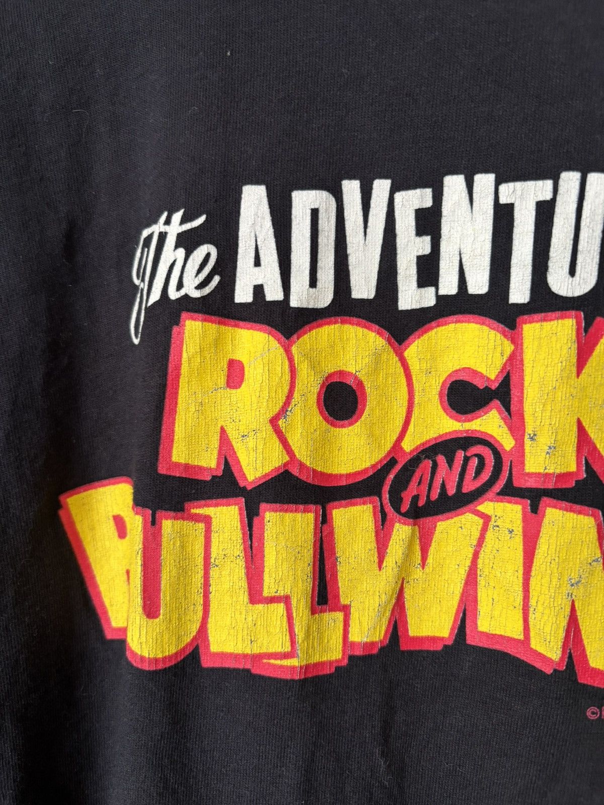 Vintage Vintage 1991 The Adventures of Rocky & Bullwinkle Shirt Size US XL / EU 56 / 4 - 7 Thumbnail