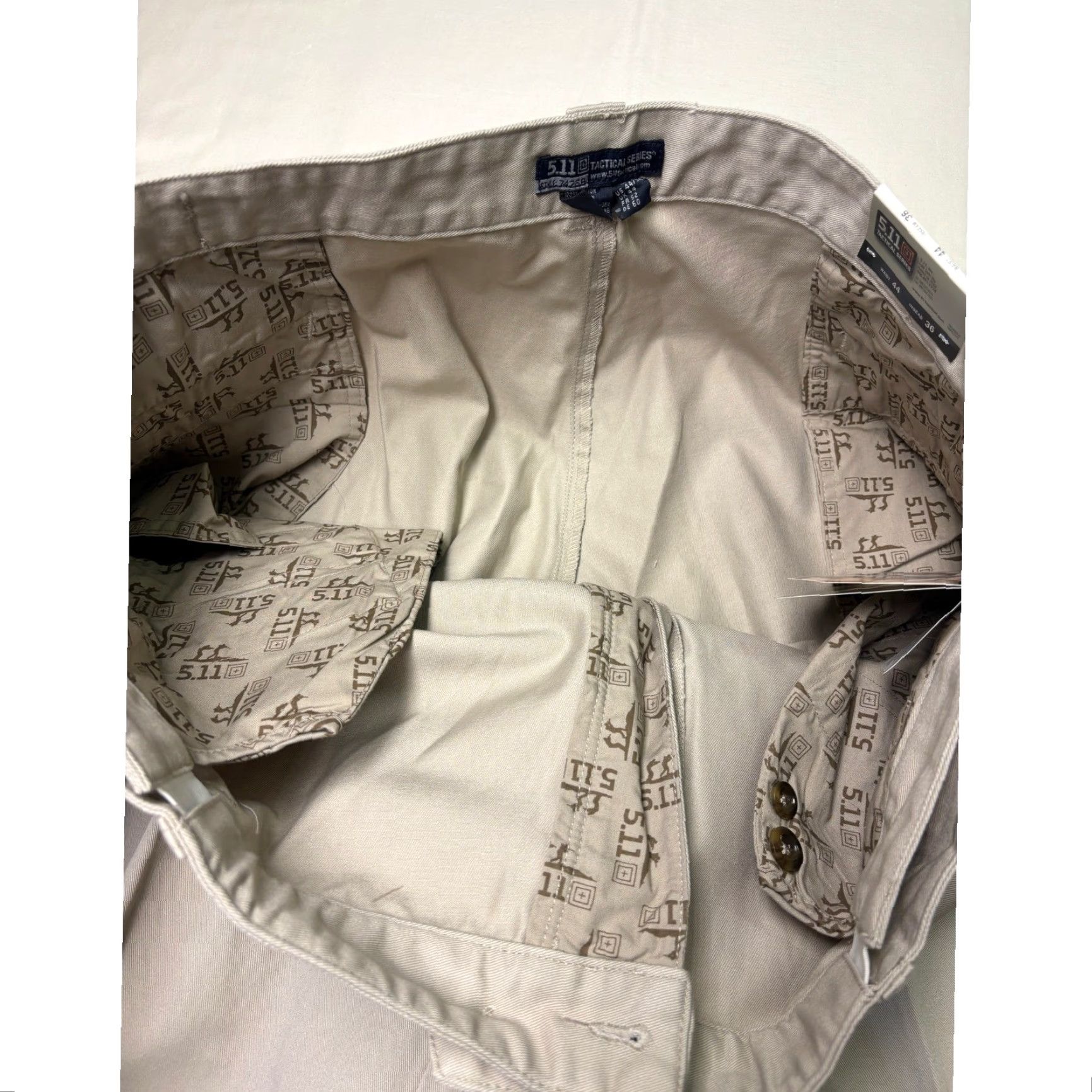 Vintage 5.11 Tactical Series Covert Khakis Pants 5-Pocket Design Regular 44x36 Khaki Beige Men Size US 44 / EU 60 - 4 Thumbnail