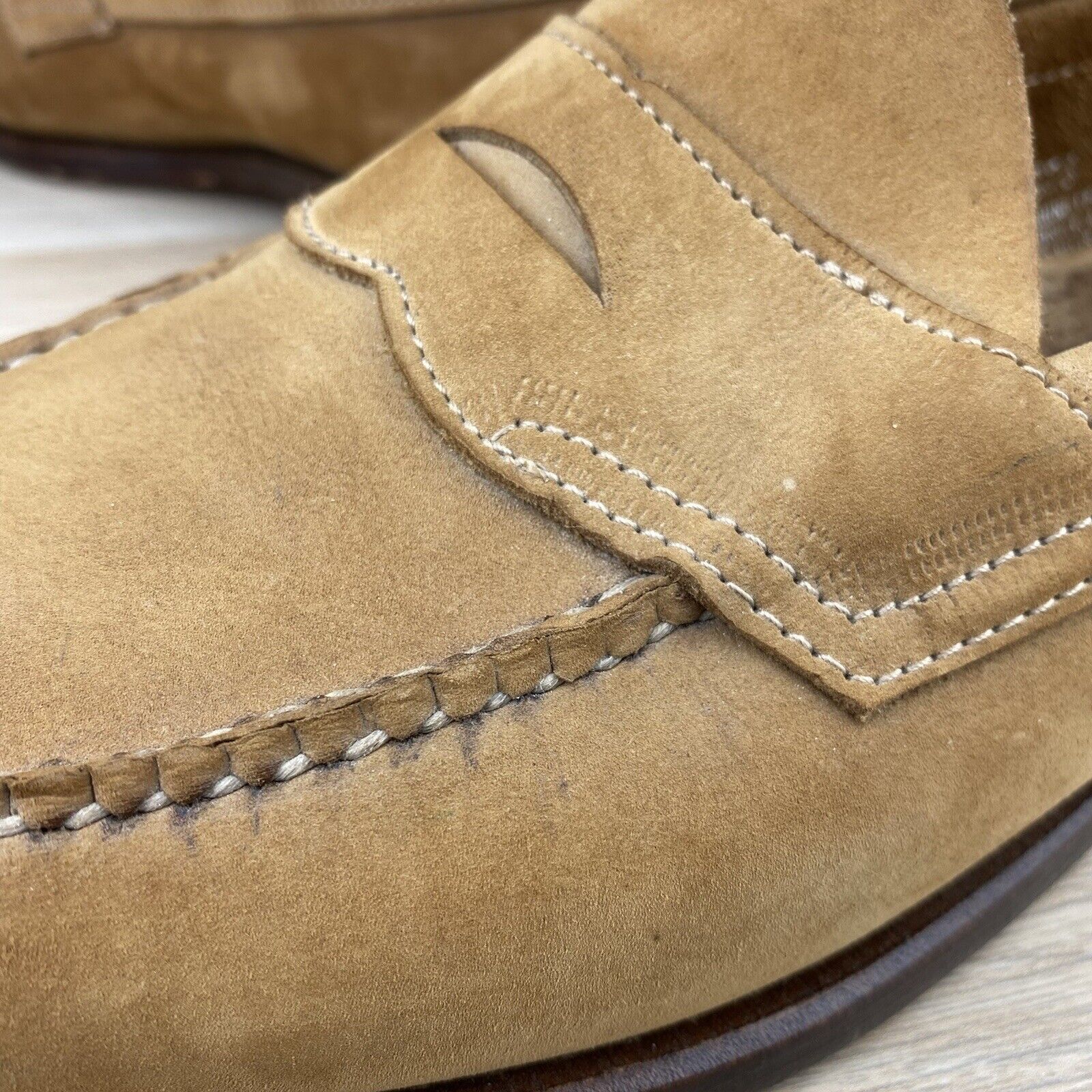 G.H. Bass & Co. GH Bass Mens 11.5D Weejuns Soft Suede Penny Loafers Heritage Size US 11.5 / EU 44-45 - 16 Thumbnail