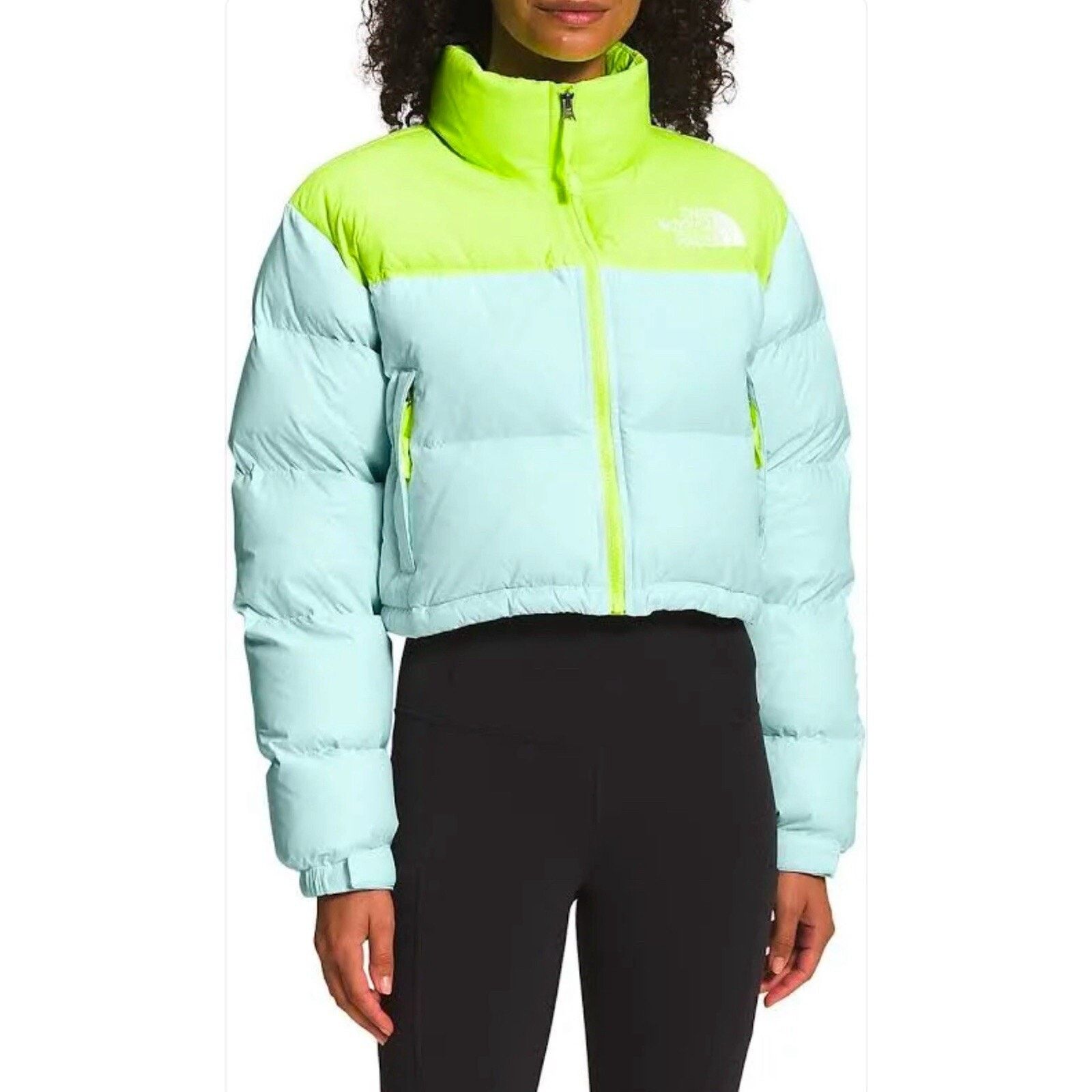 The North Face NEW The North Face Nuptse Short Crop 700Down Jacket Coat Size L / US 10 / IT 46 - 10 Thumbnail