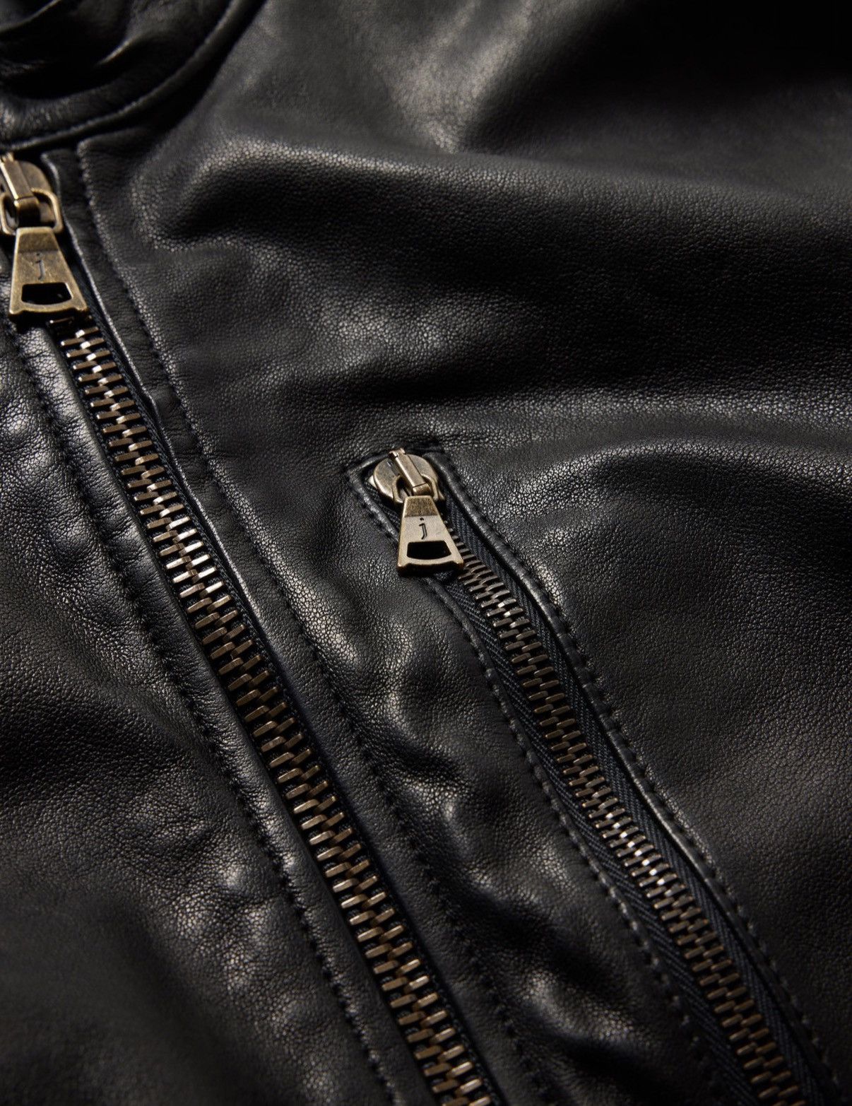 John Varvatos John Varvatos York Leather Jacket Size US L / EU 52-54 / 3 - 11 Thumbnail